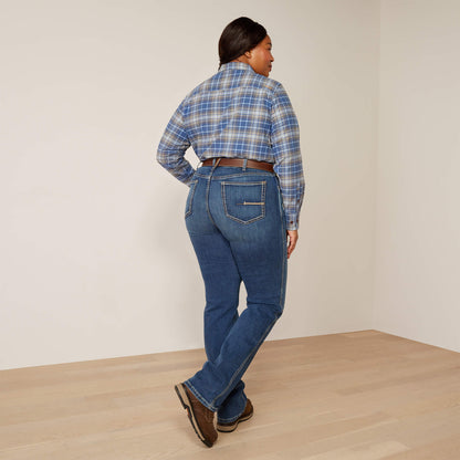 Ariat Sale - Rebar High Rise Riveter Straight Jean