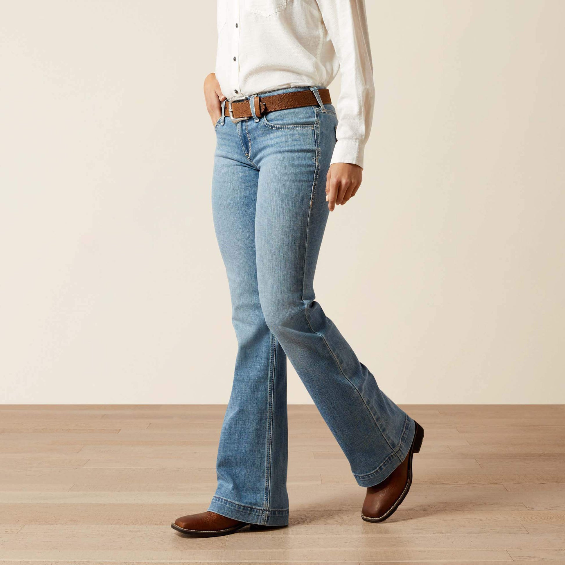 Ariat Website Store - Mid Rise Giovana Leg Slim Trouser Jeans