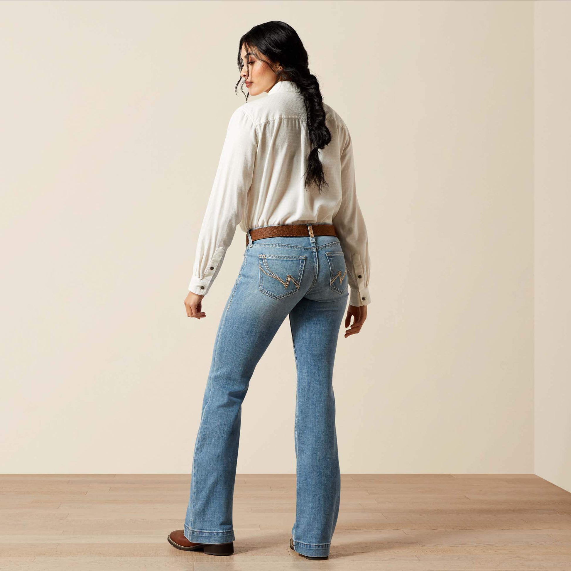 Ariat Website Store - Mid Rise Giovana Leg Slim Trouser Jeans