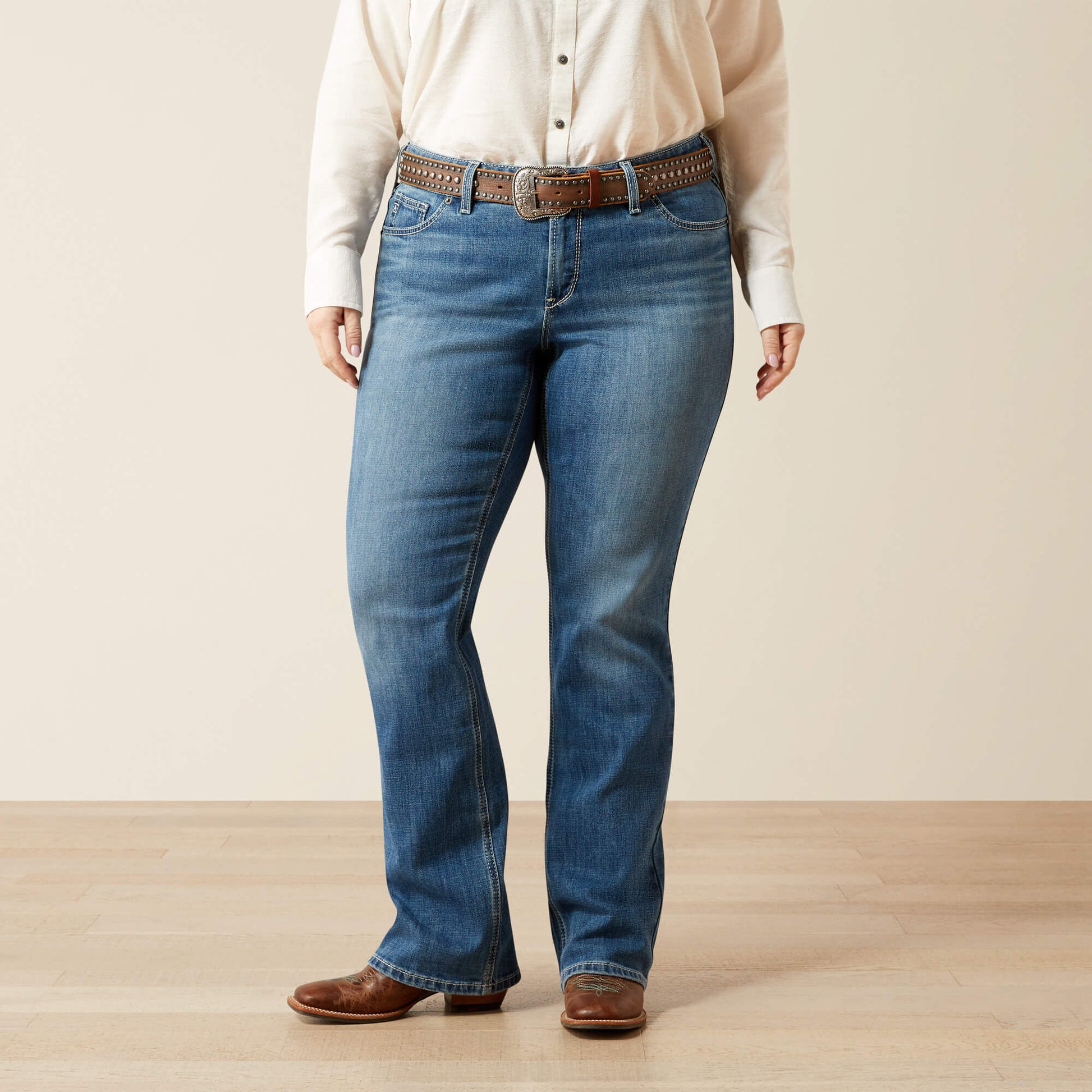 Ariat On Sale - Mid Rise Aisha Boot Cut Jean