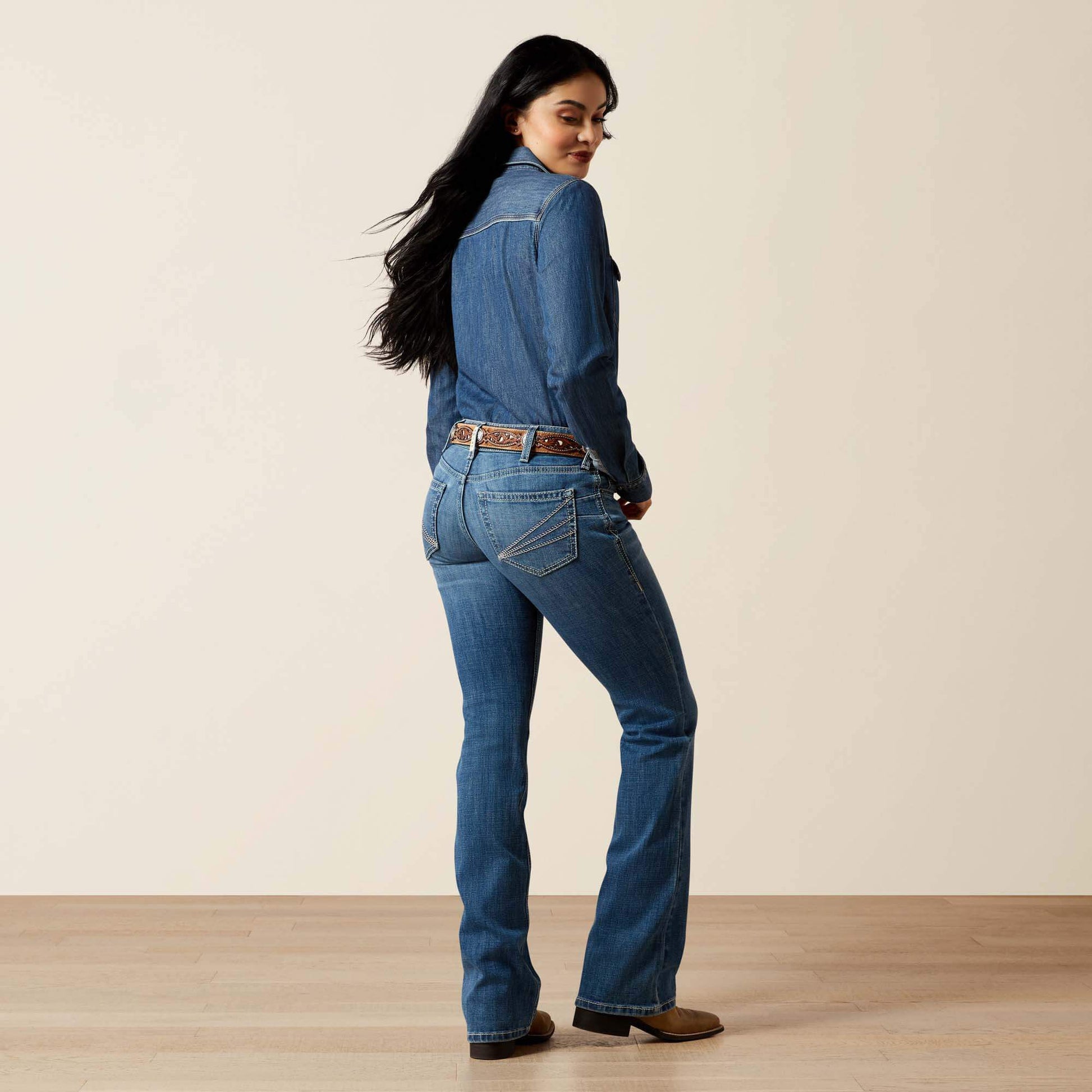 Ariat On Sale - Mid Rise Aisha Boot Cut Jean