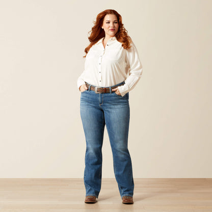 Ariat On Sale - Mid Rise Aisha Boot Cut Jean