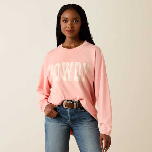 Ariat Online - Canvas Oversized Long Sleeve T-Shirt