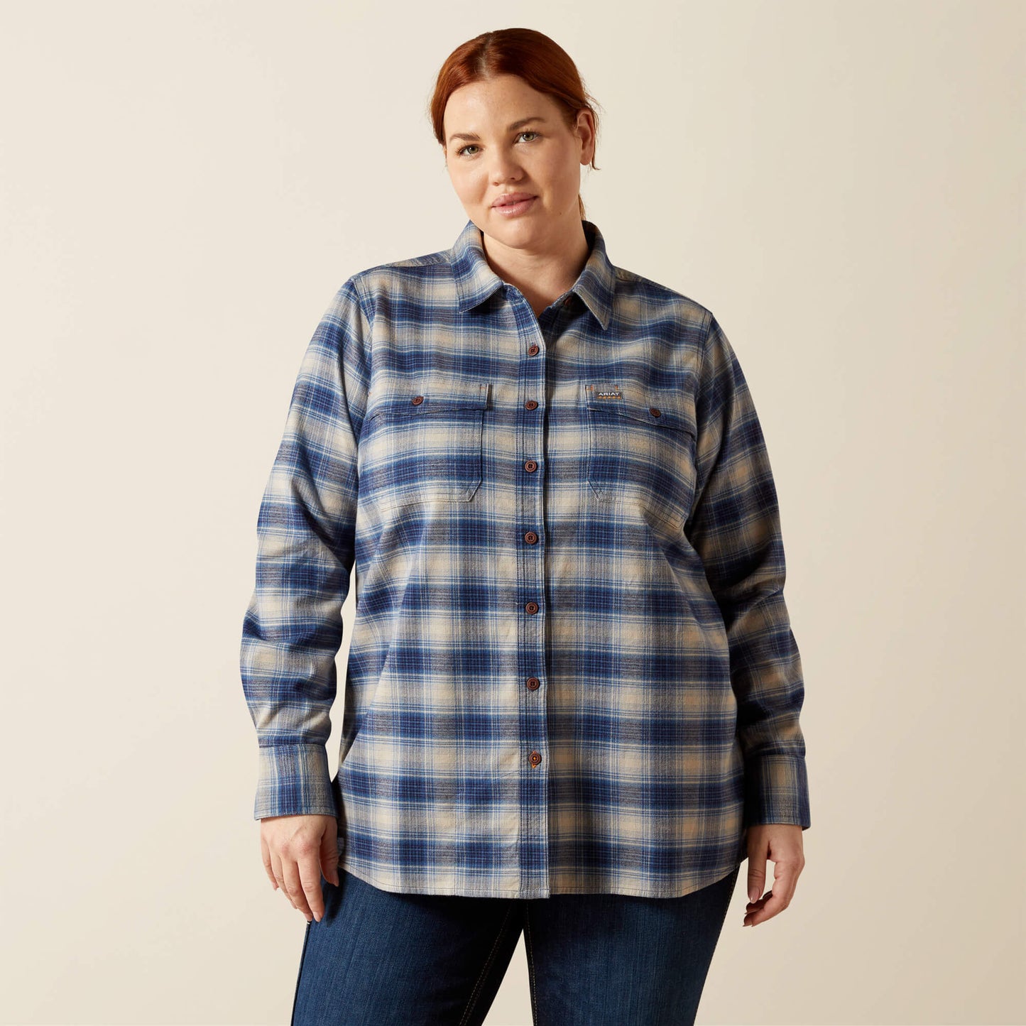 Ariat On Sale - Rebar Flannel DuraStretch Work Shirt