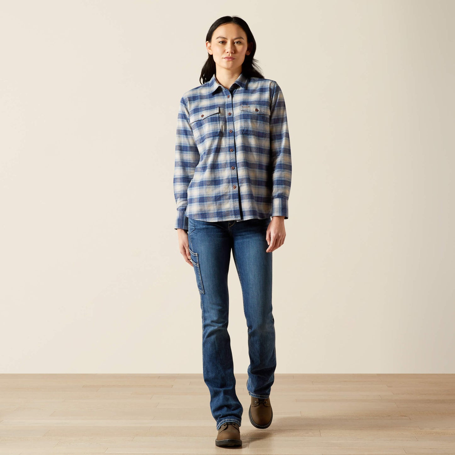 Ariat On Sale - Rebar Flannel DuraStretch Work Shirt