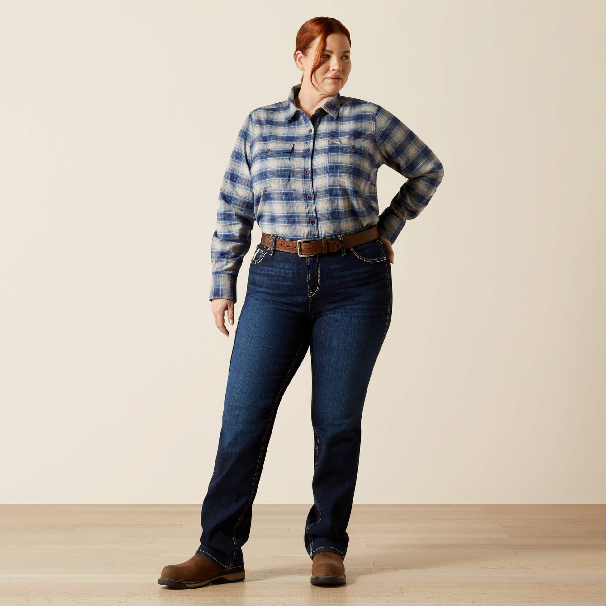 Ariat On Sale - Rebar Flannel DuraStretch Work Shirt