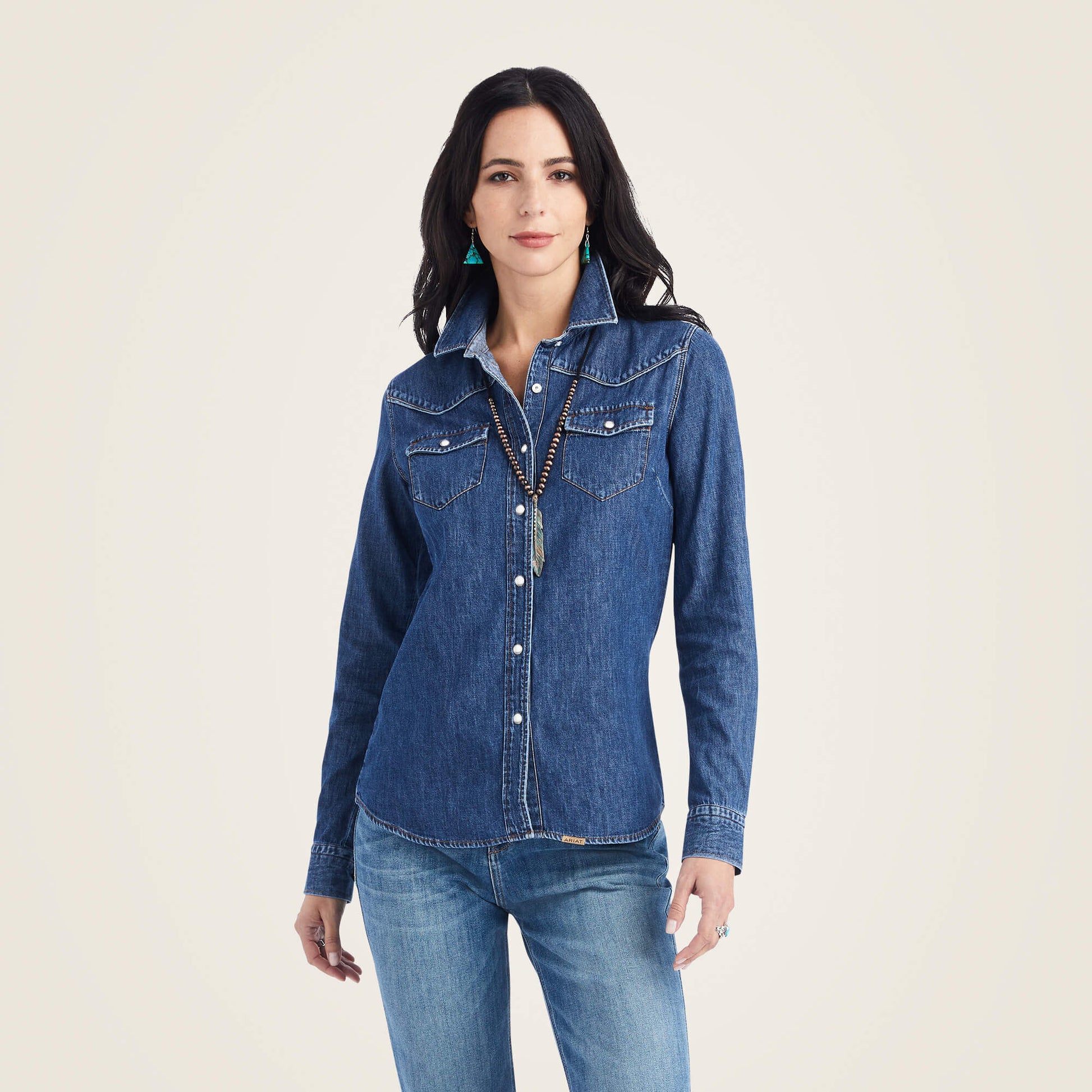 Ariat Website Store - Farriday Denim Shirt