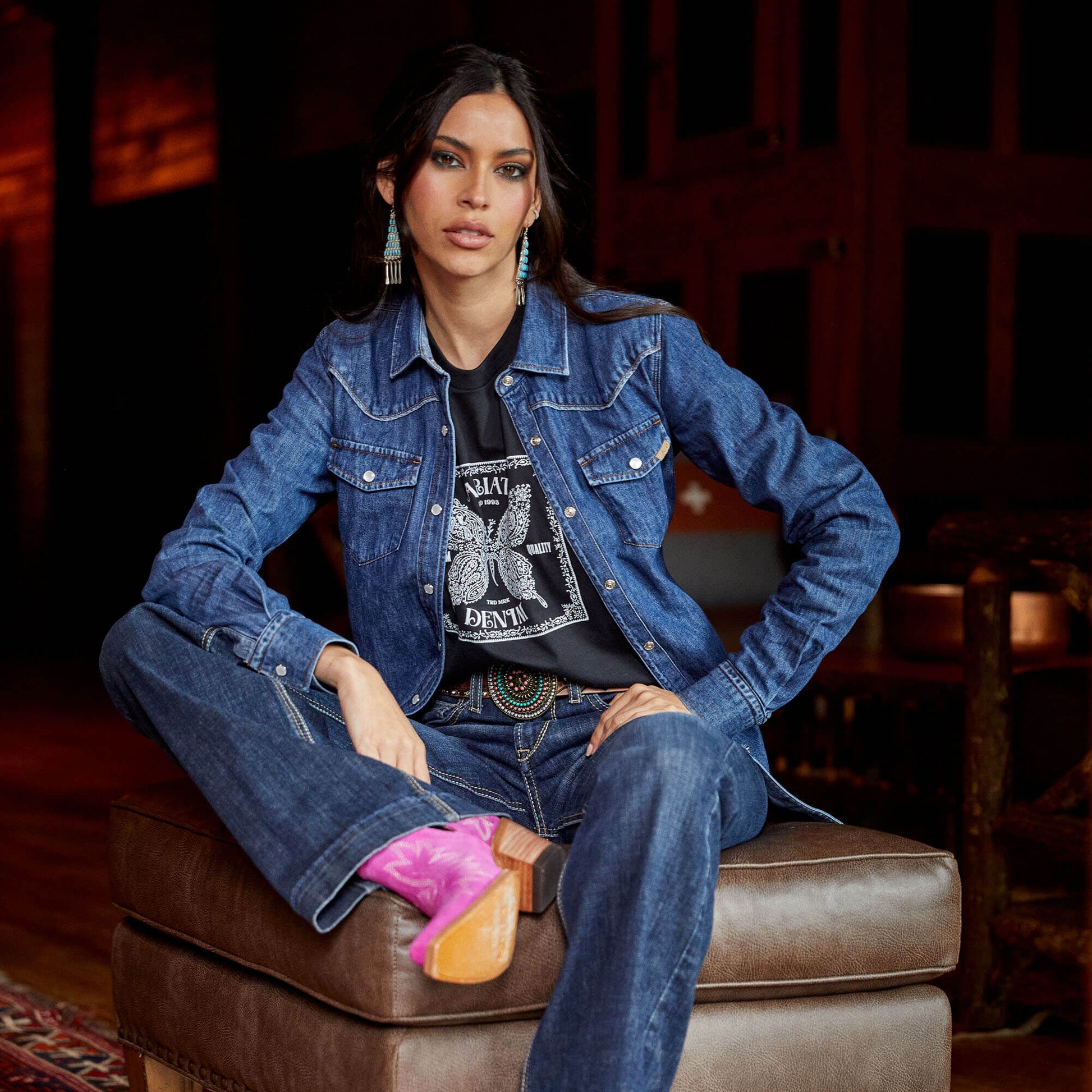 Ariat Website Store - Farriday Denim Shirt
