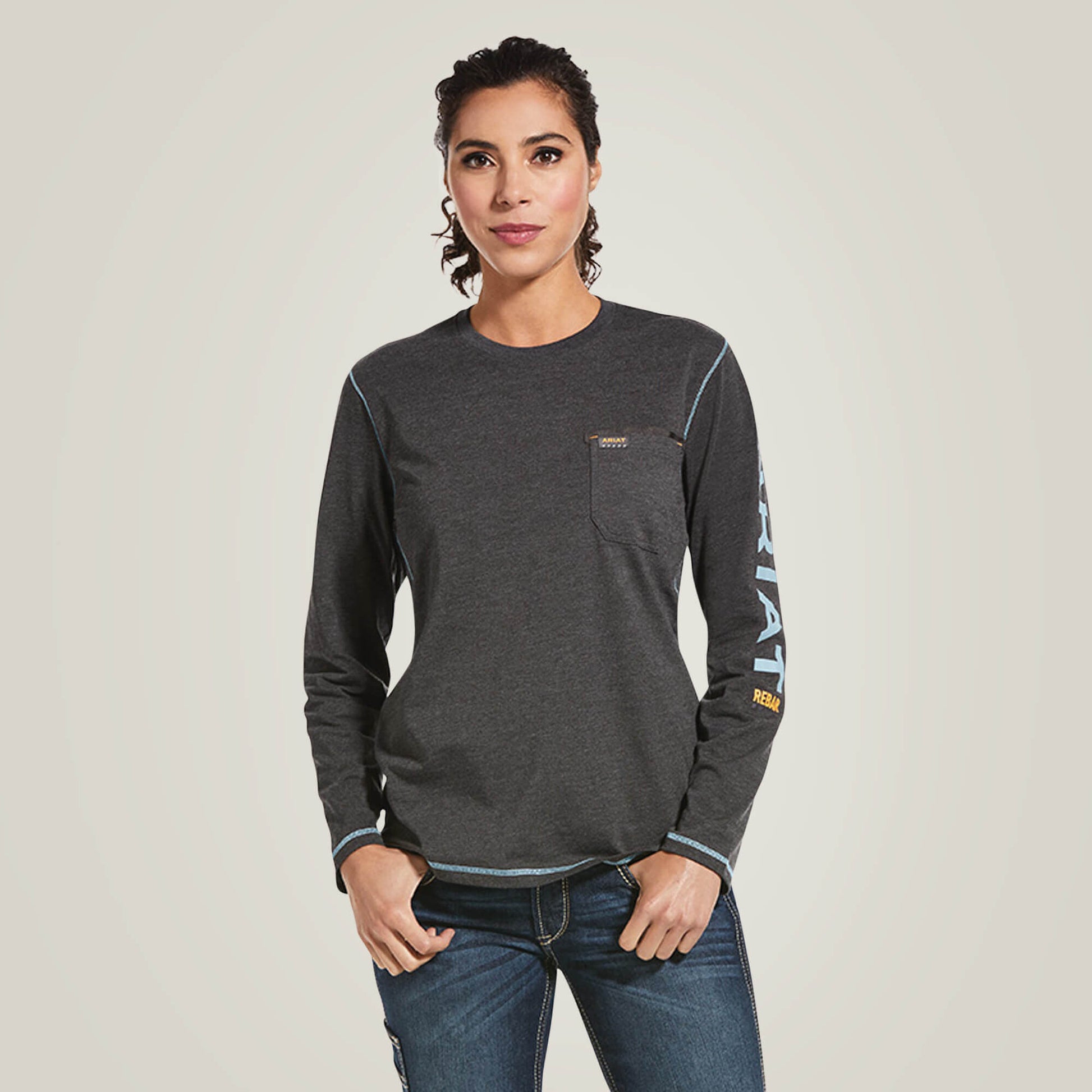 Ariat Sale - Rebar Workman Logo T-Shirt