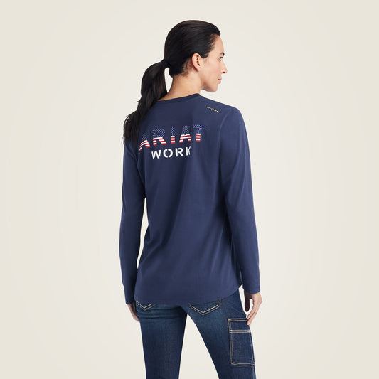 Ariat Online Shop - Rebar Workman USA Logo T-Shirt