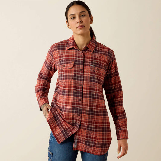 Ariat On Sale - Rebar DuraStretch Flannel Tunic
