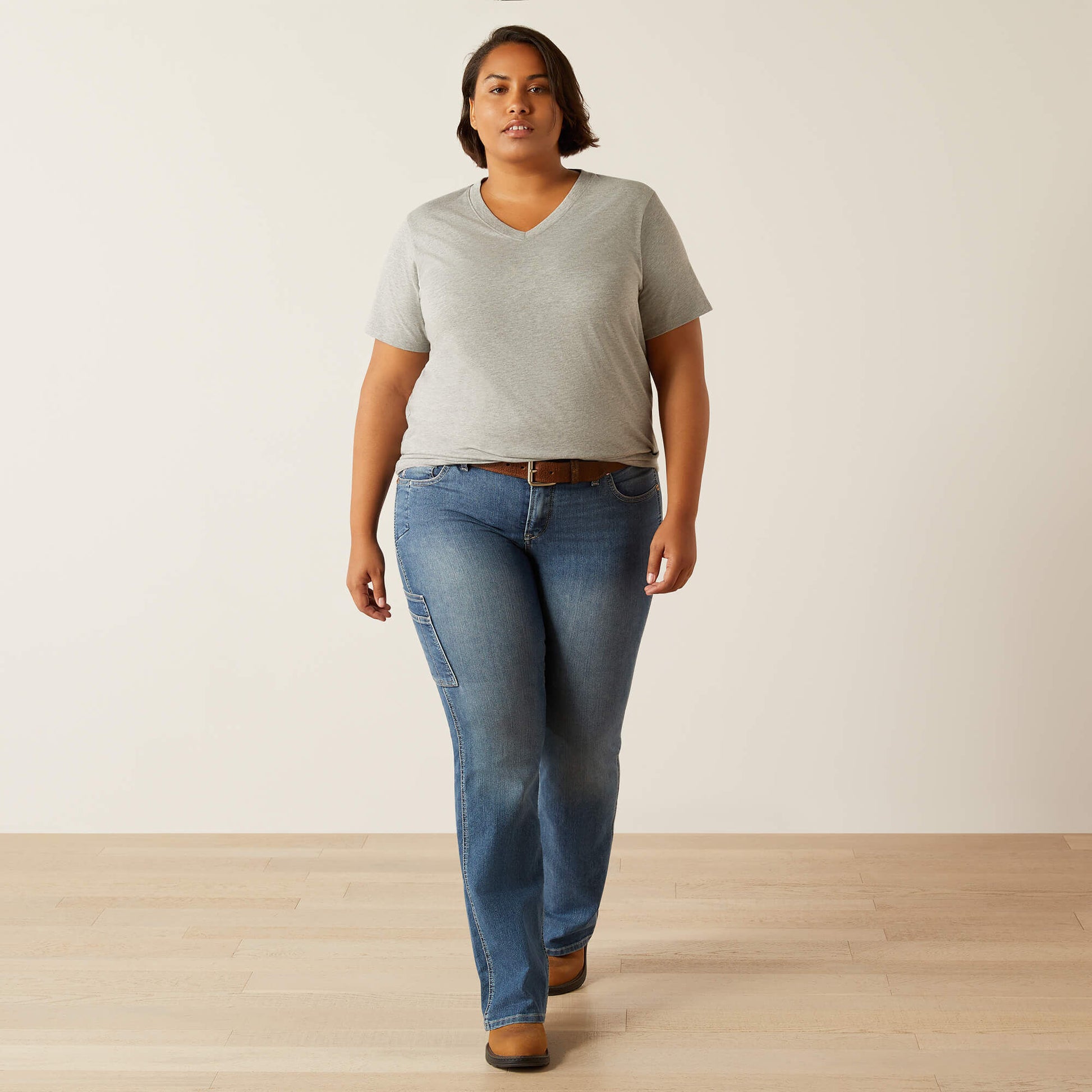 Ariat Online Shop - Rebar Cotton Strong Standard V-Neck T-Shirt