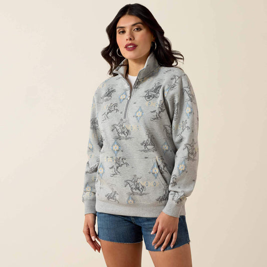 Ariat On Sale - Sapphire 1/2 Zip Sweatshirt