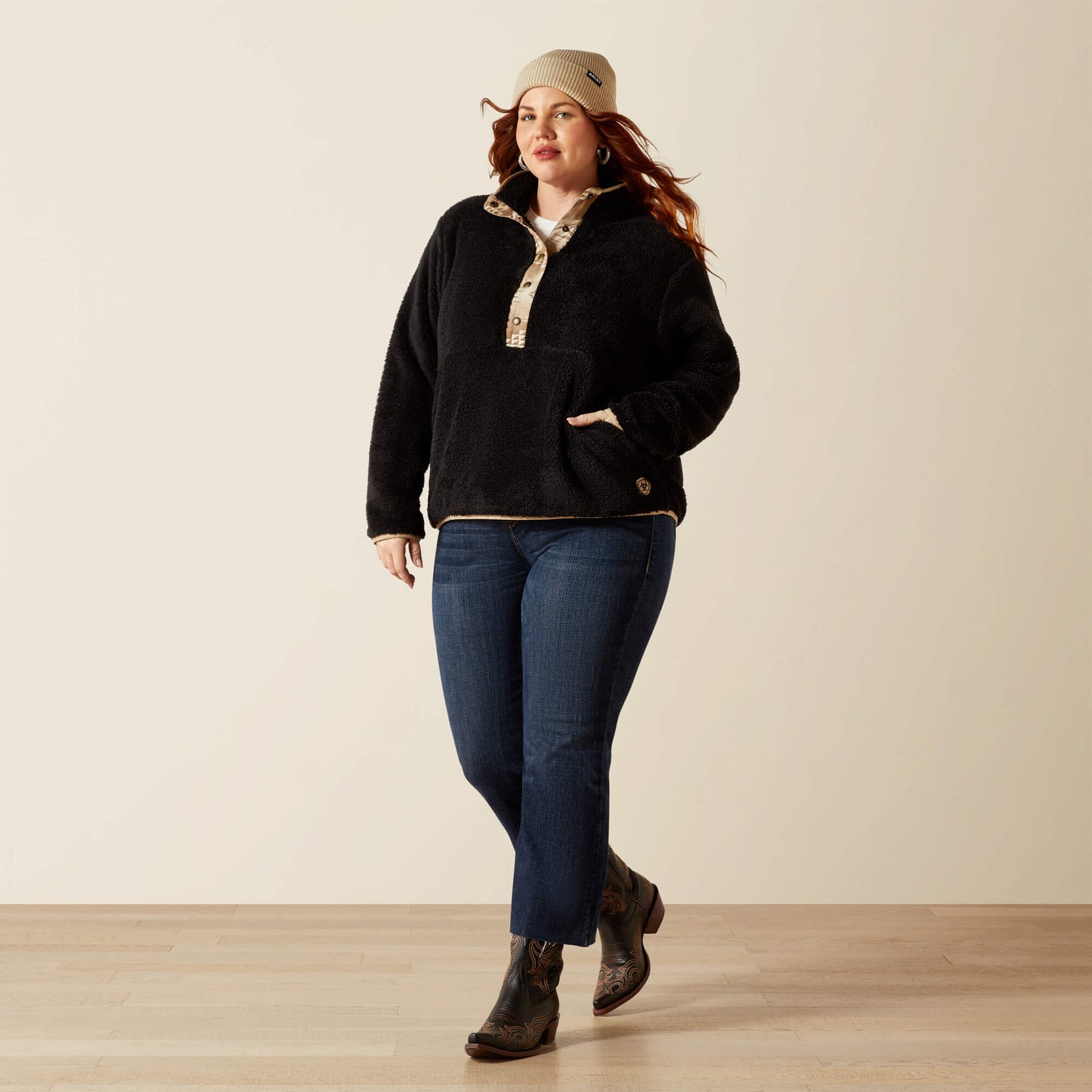 Ariat For Sale - Berber Snap Front Sweatshirt
