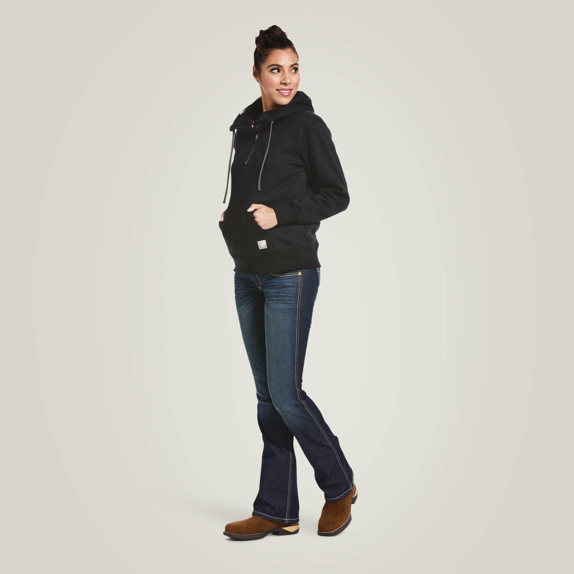 Ariat Online - Rebar Skill Set 1/2 Zip Hoodie