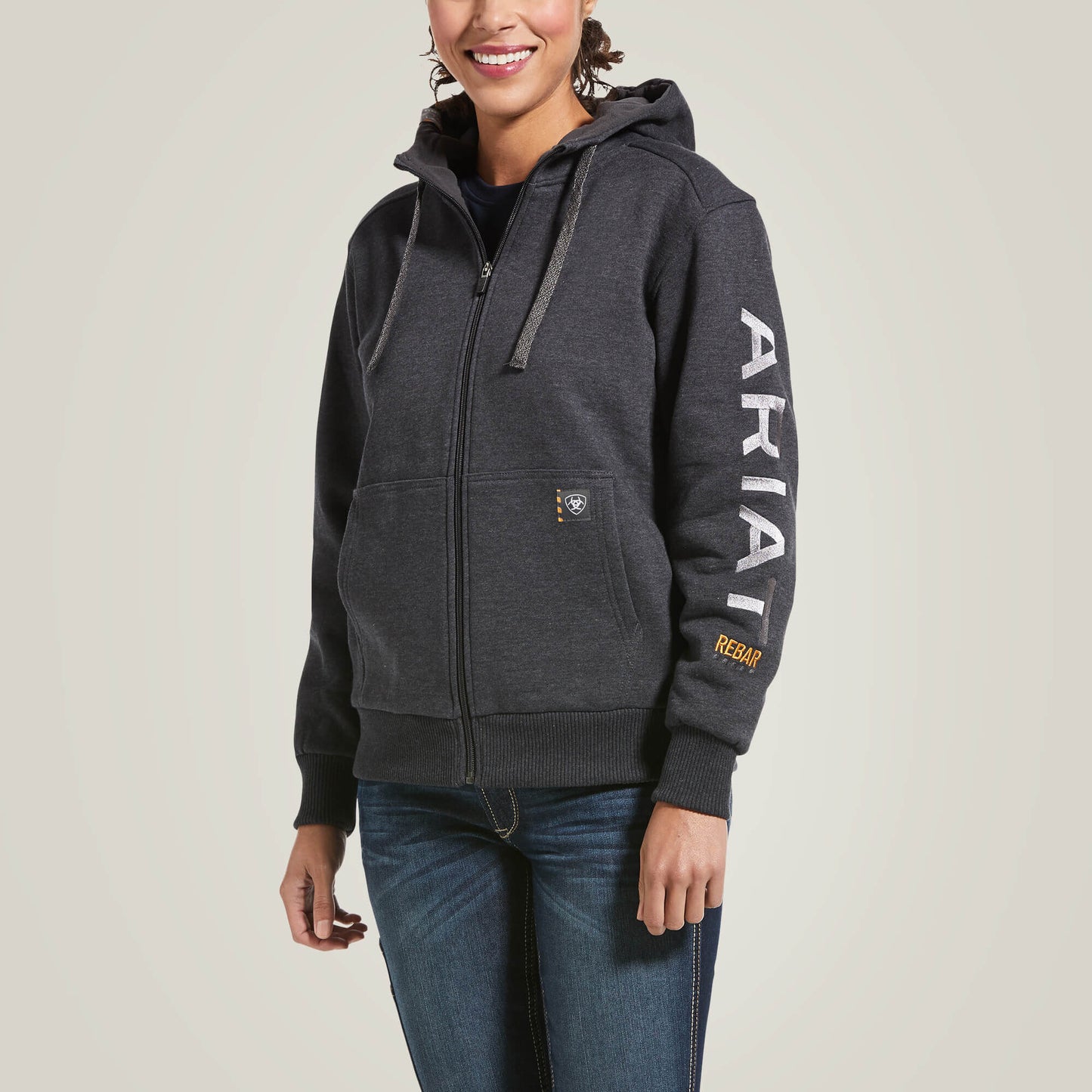 Ariat Website Store - Rebar All-Weather Full Zip Hoodie
