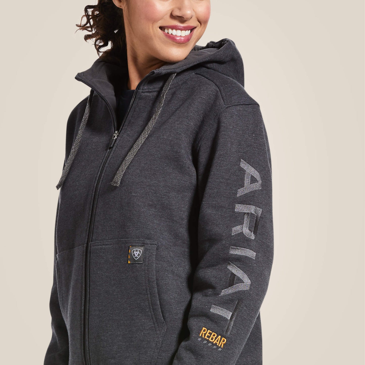 Ariat Website Store - Rebar All-Weather Full Zip Hoodie