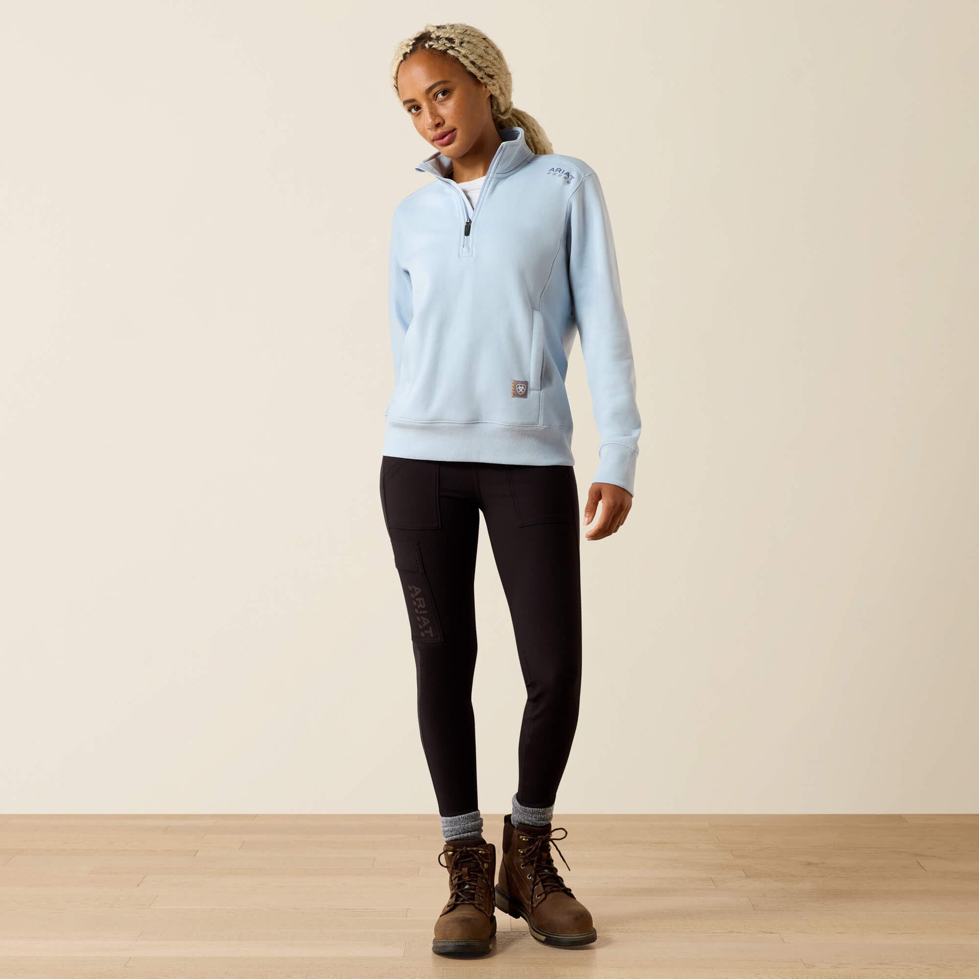 Ariat US - Rebar Lightweight Mock 1/2 Zip Sweatshirt