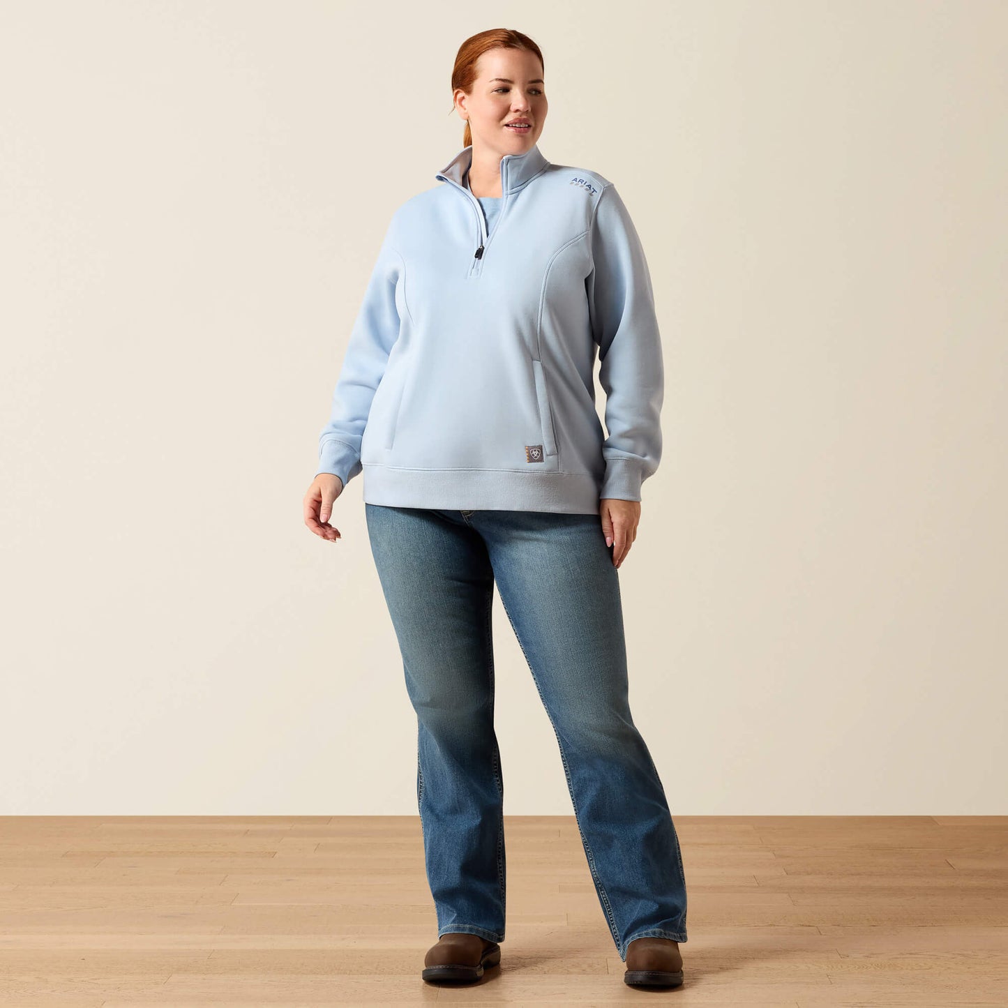 Ariat US - Rebar Lightweight Mock 1/2 Zip Sweatshirt