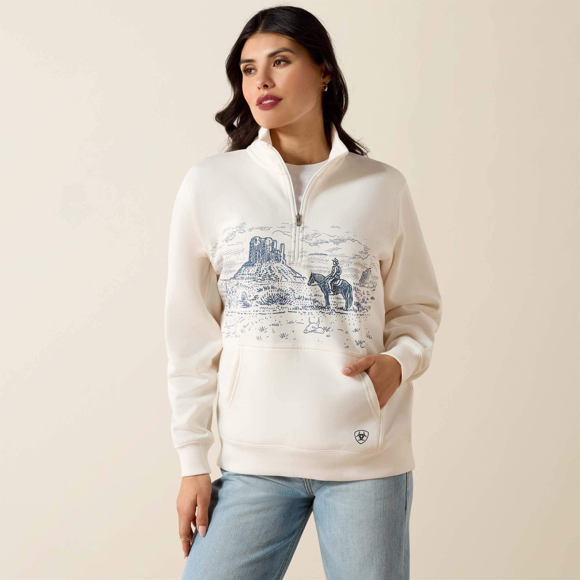 Ariat Online - Traveler 1/2 Zip Sweatshirt