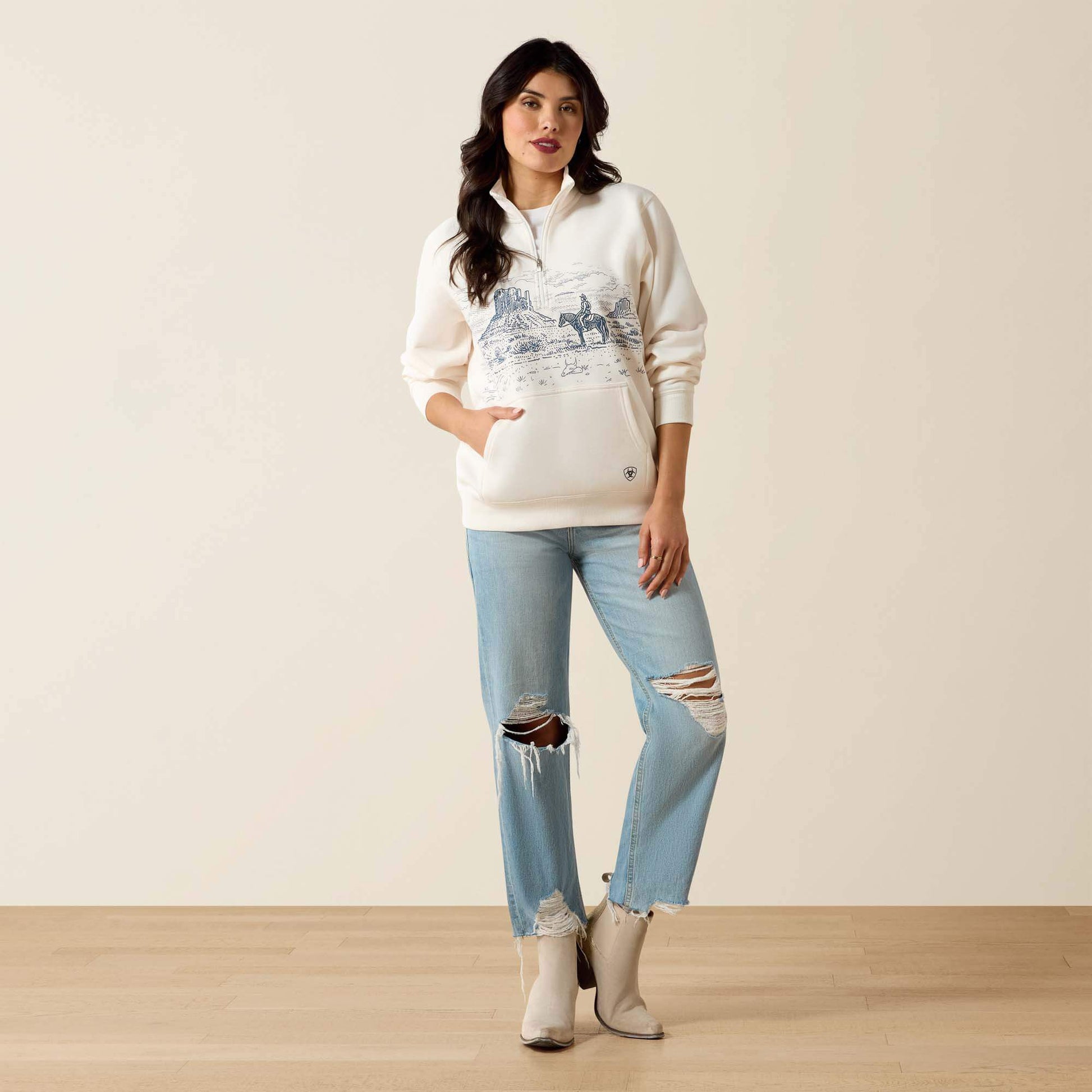 Ariat Online - Traveler 1/2 Zip Sweatshirt