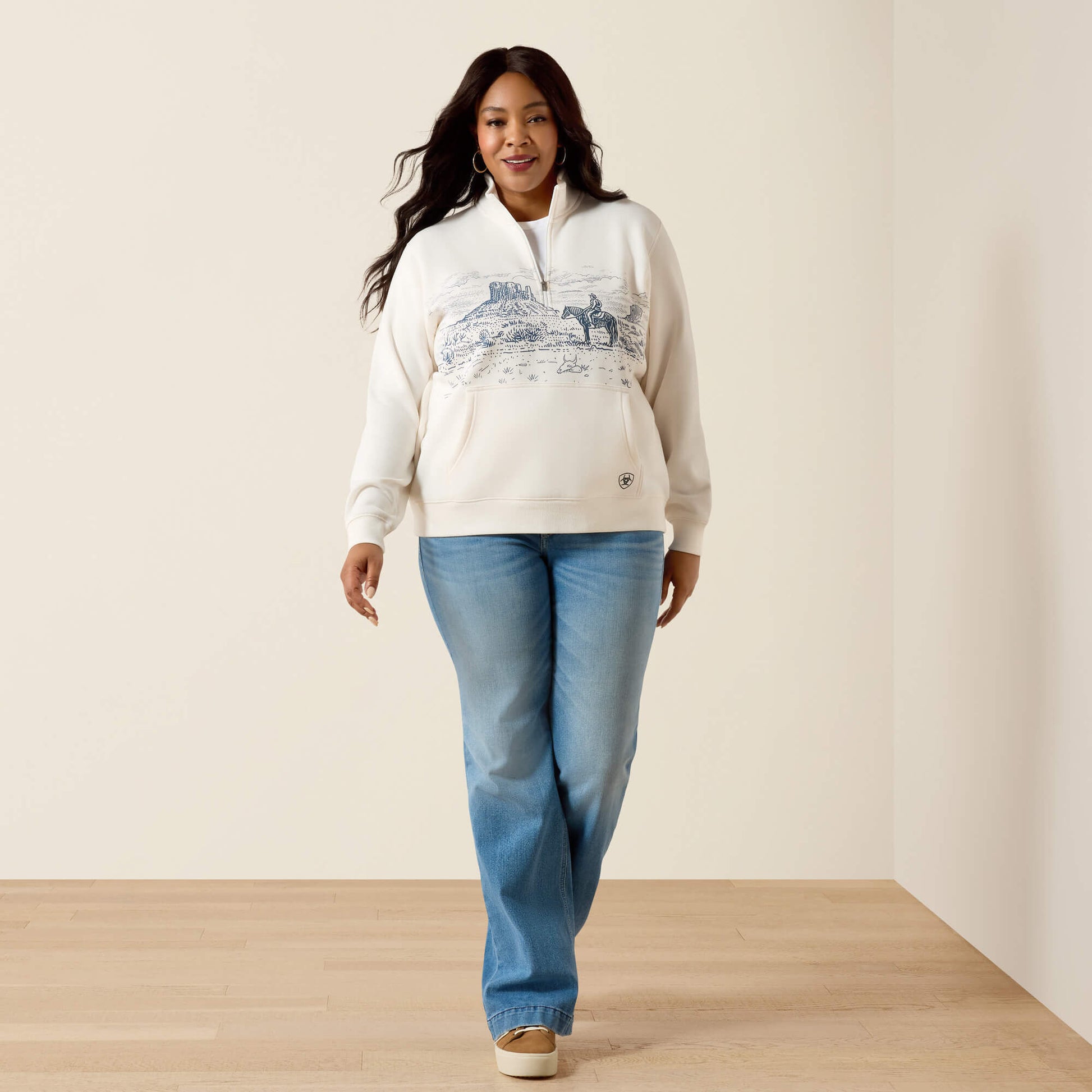 Ariat Online - Traveler 1/2 Zip Sweatshirt