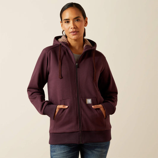 Ariat Online Shop - Rebar All-Weather Sherpa Full Zip Hoodie