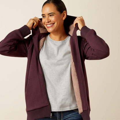 Ariat Online Shop - Rebar All-Weather Sherpa Full Zip Hoodie