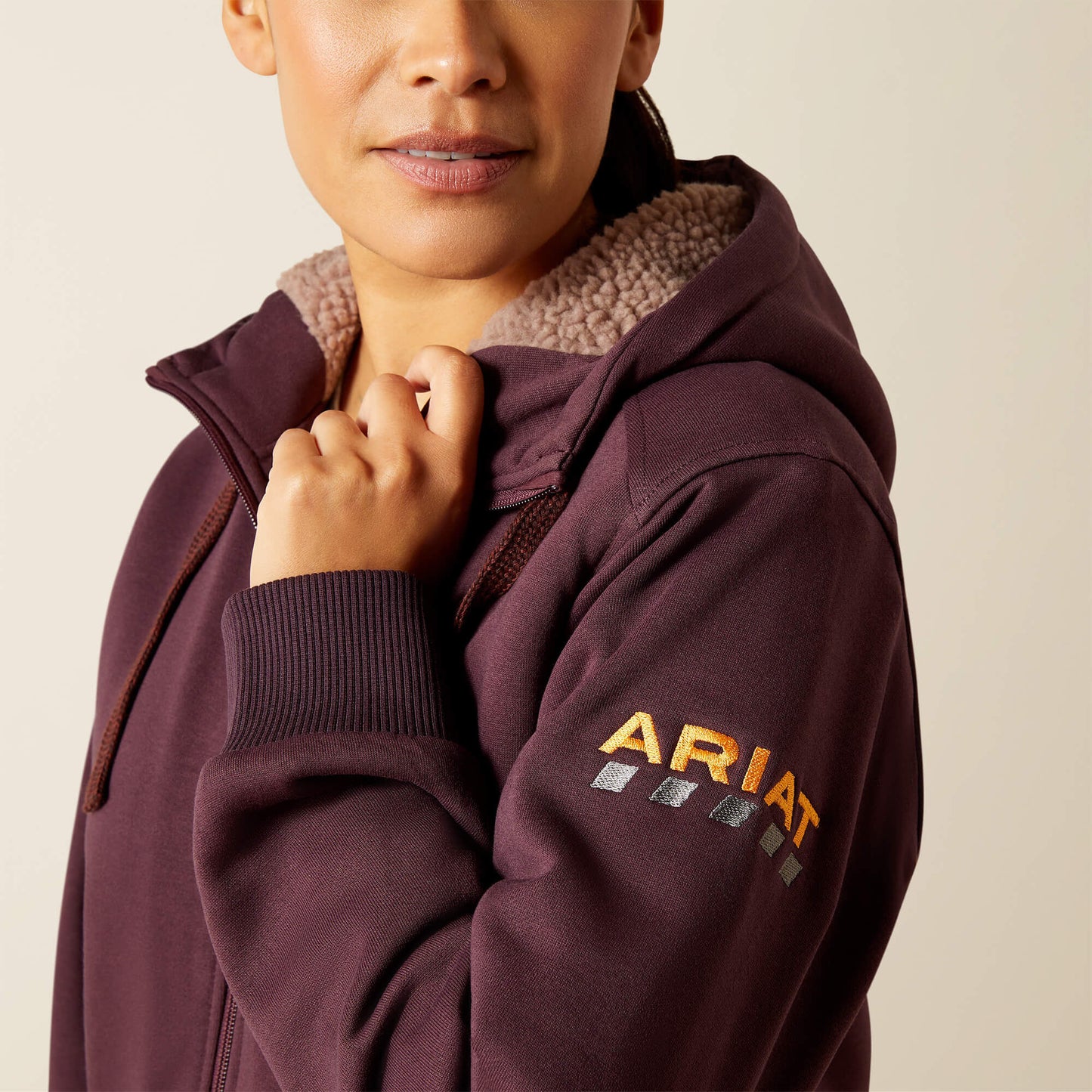 Ariat Online Shop - Rebar All-Weather Sherpa Full Zip Hoodie