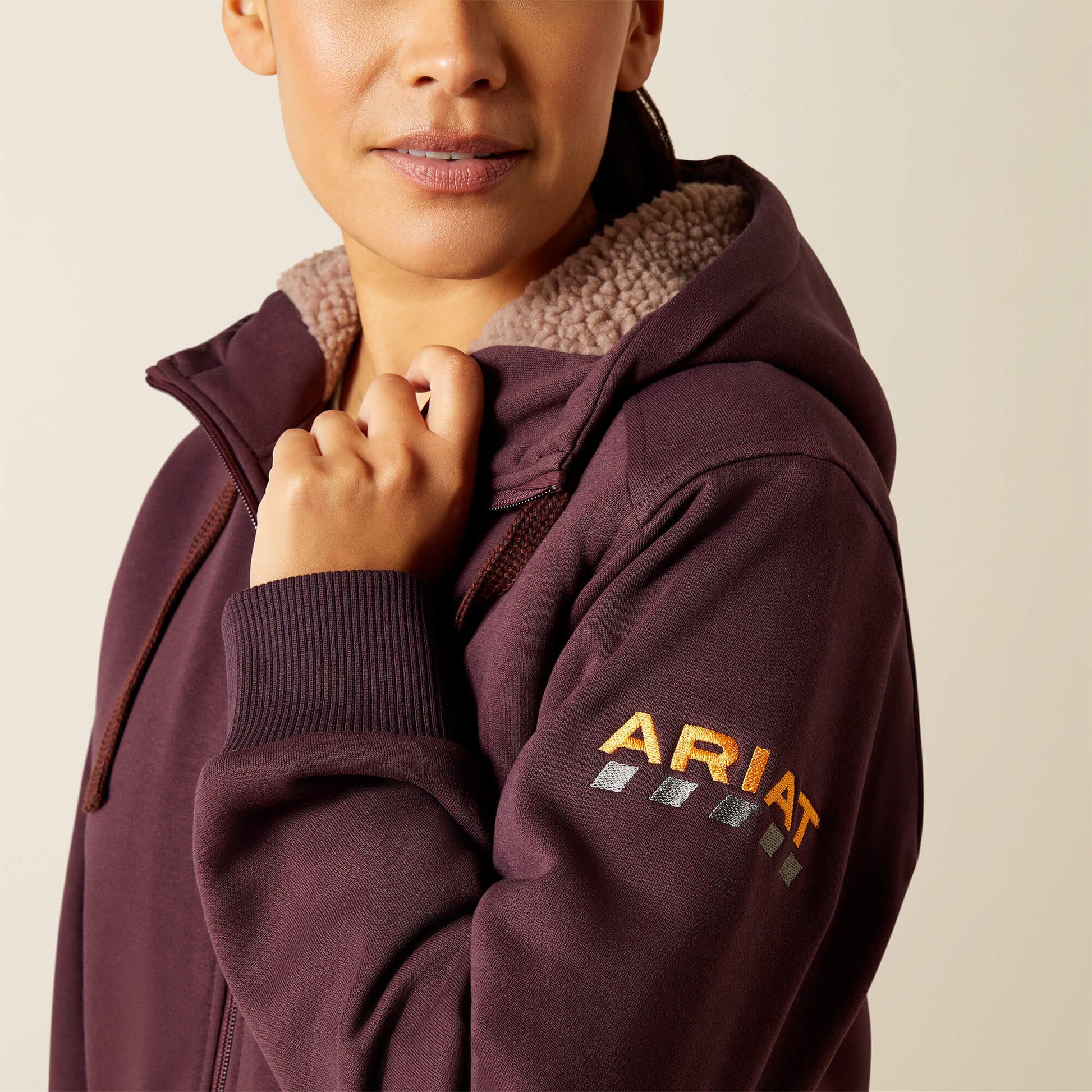 Ariat Online Shop - Rebar All-Weather Sherpa Full Zip Hoodie
