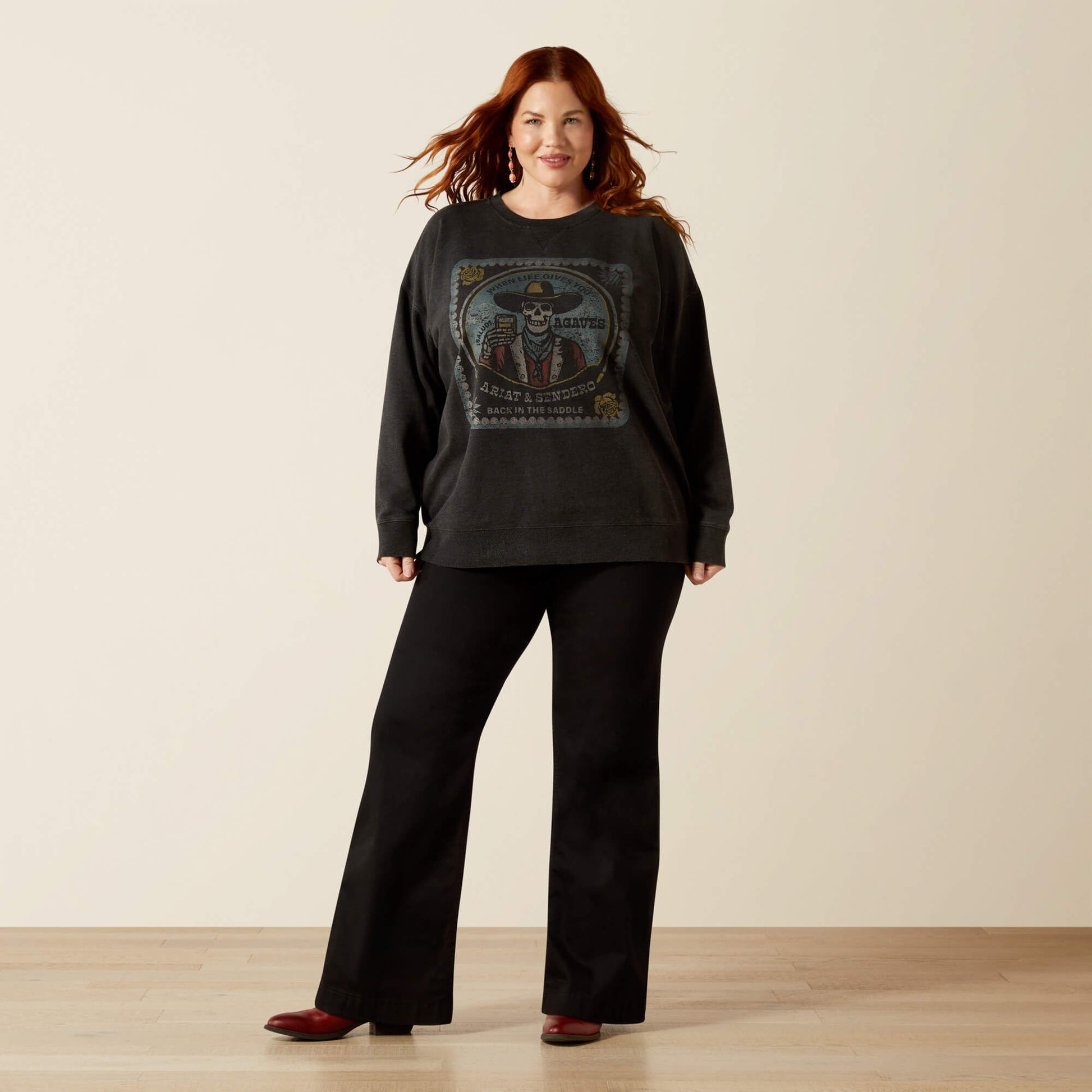 Ariat Online - Oversize Sendero When Life Gives You Agaves Sweatshirt