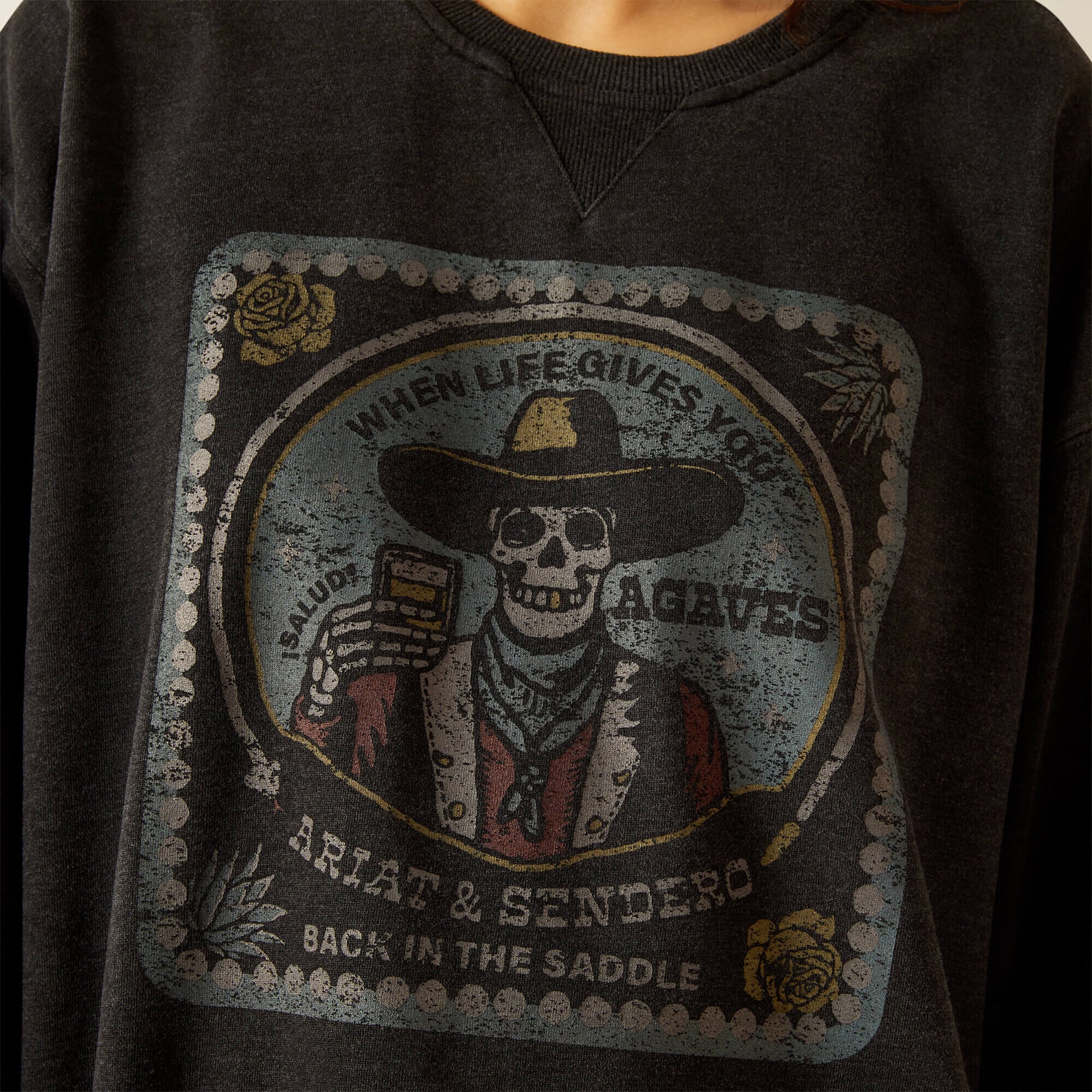 Ariat Online - Oversize Sendero When Life Gives You Agaves Sweatshirt
