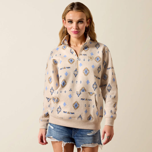 Ariat On Sale - Sapphire 1/2 Zip Sweatshirt