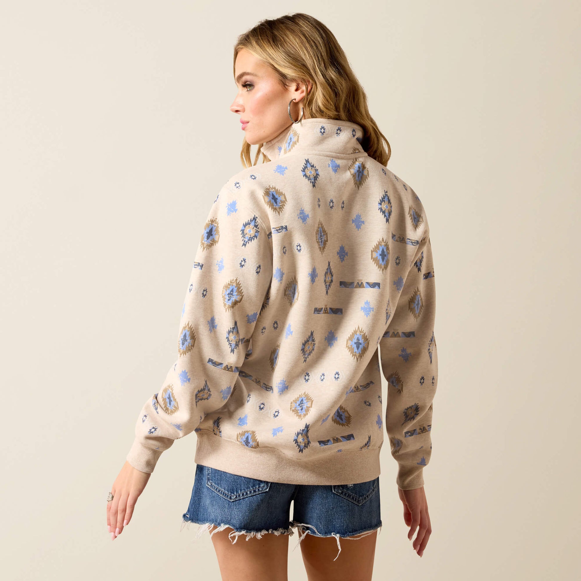 Ariat On Sale - Sapphire 1/2 Zip Sweatshirt