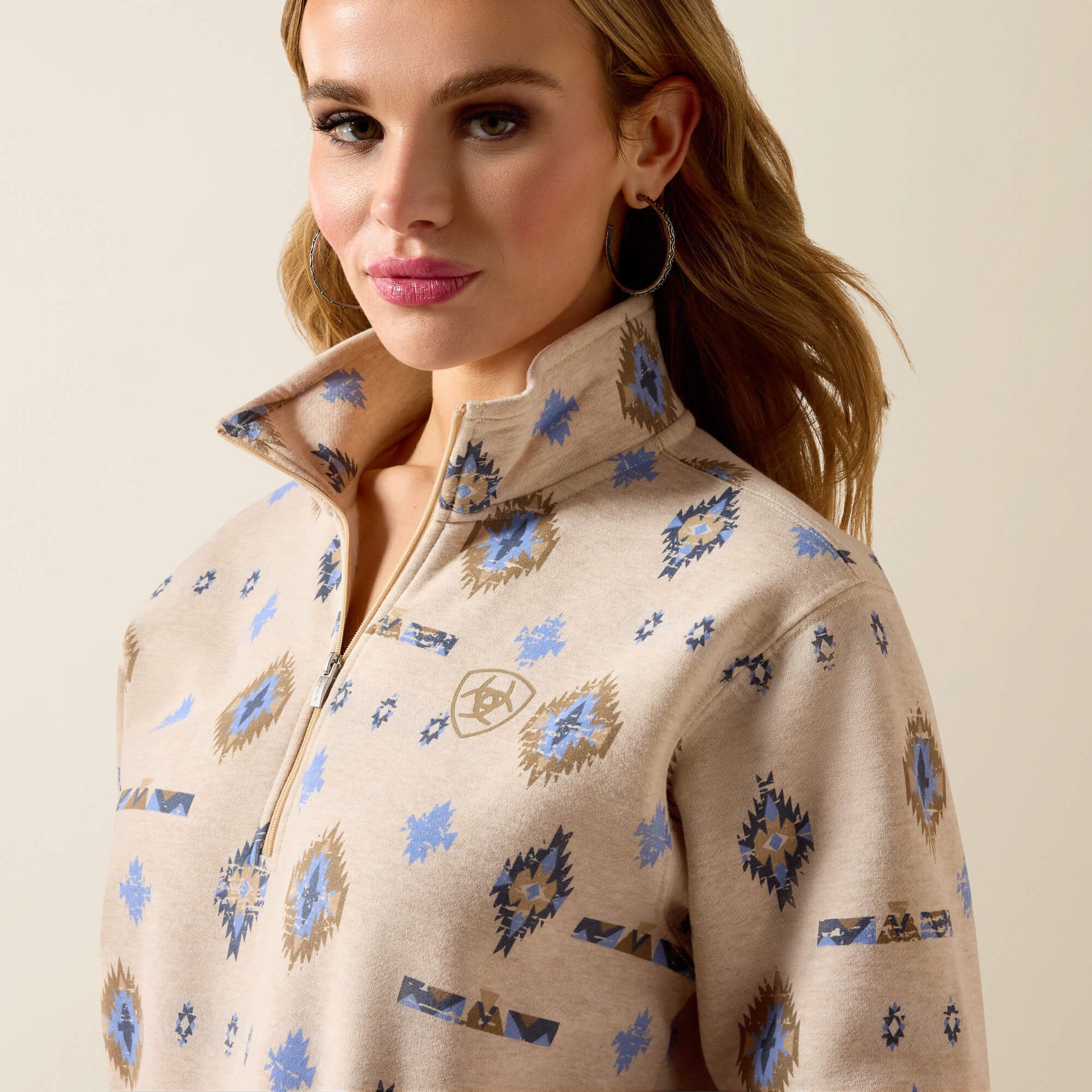 Ariat On Sale - Sapphire 1/2 Zip Sweatshirt