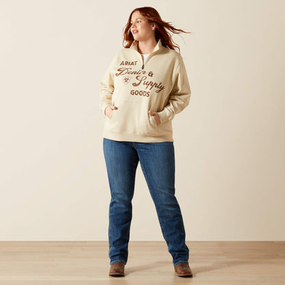 Ariat Outlet - Denim and Supply 1/2 Zip Sweatshirt