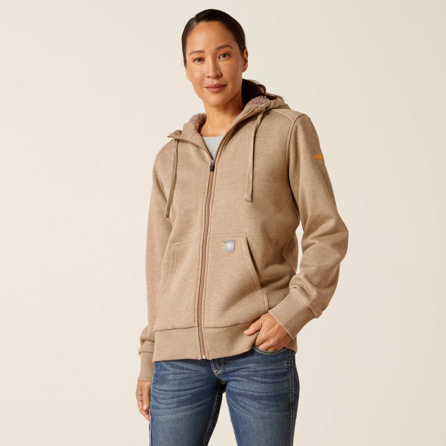 Ariat For Sale - Rebar All-Weather Sherpa Full Zip Hoodie