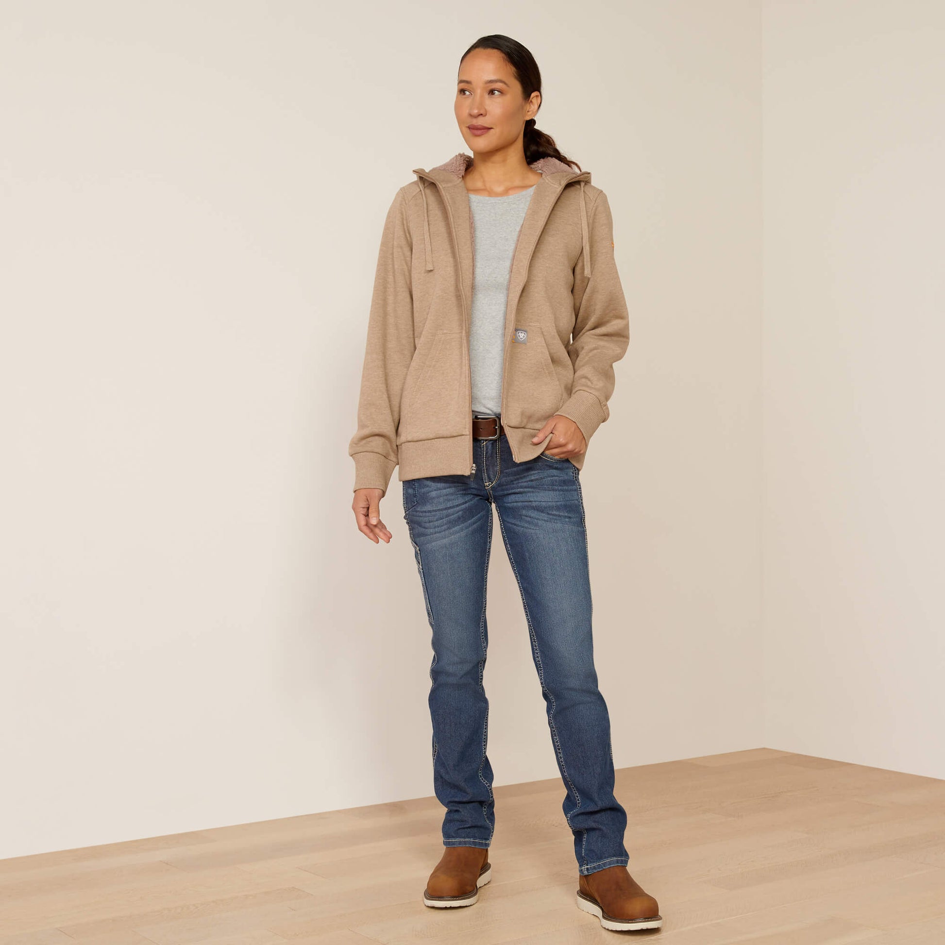 Ariat For Sale - Rebar All-Weather Sherpa Full Zip Hoodie