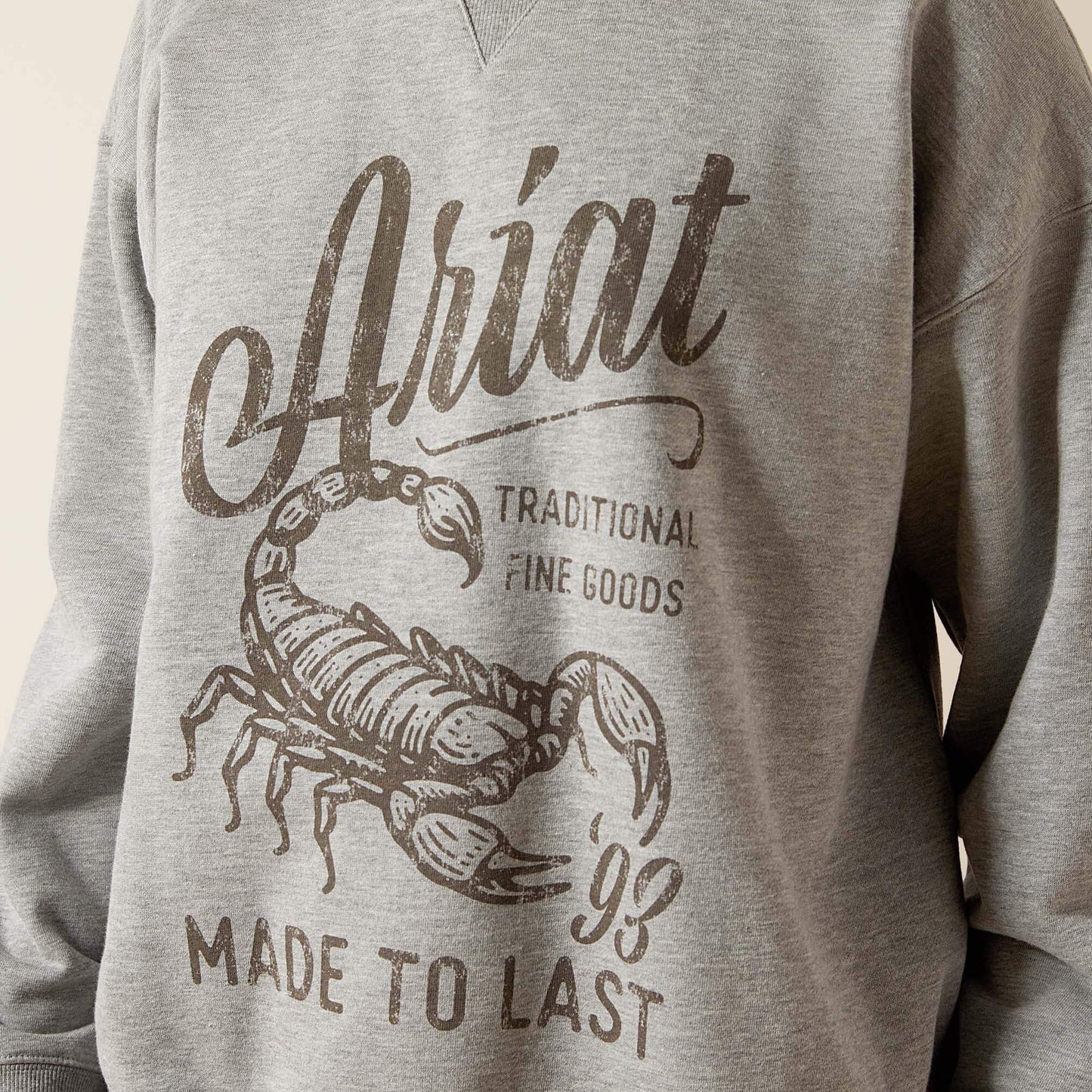 Ariat Online Shop - Scorpion Script Oversized Sweatshirt