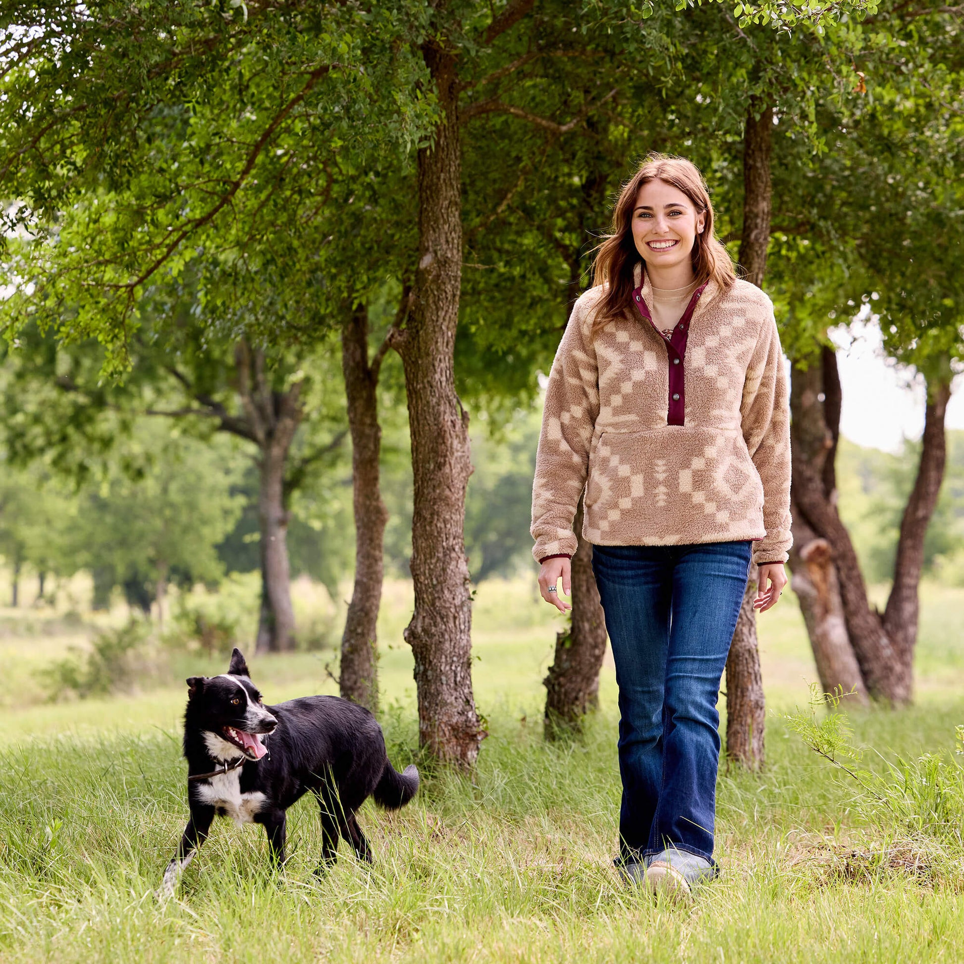 Ariat On Sale - Berber Snap Front Sweatshirt