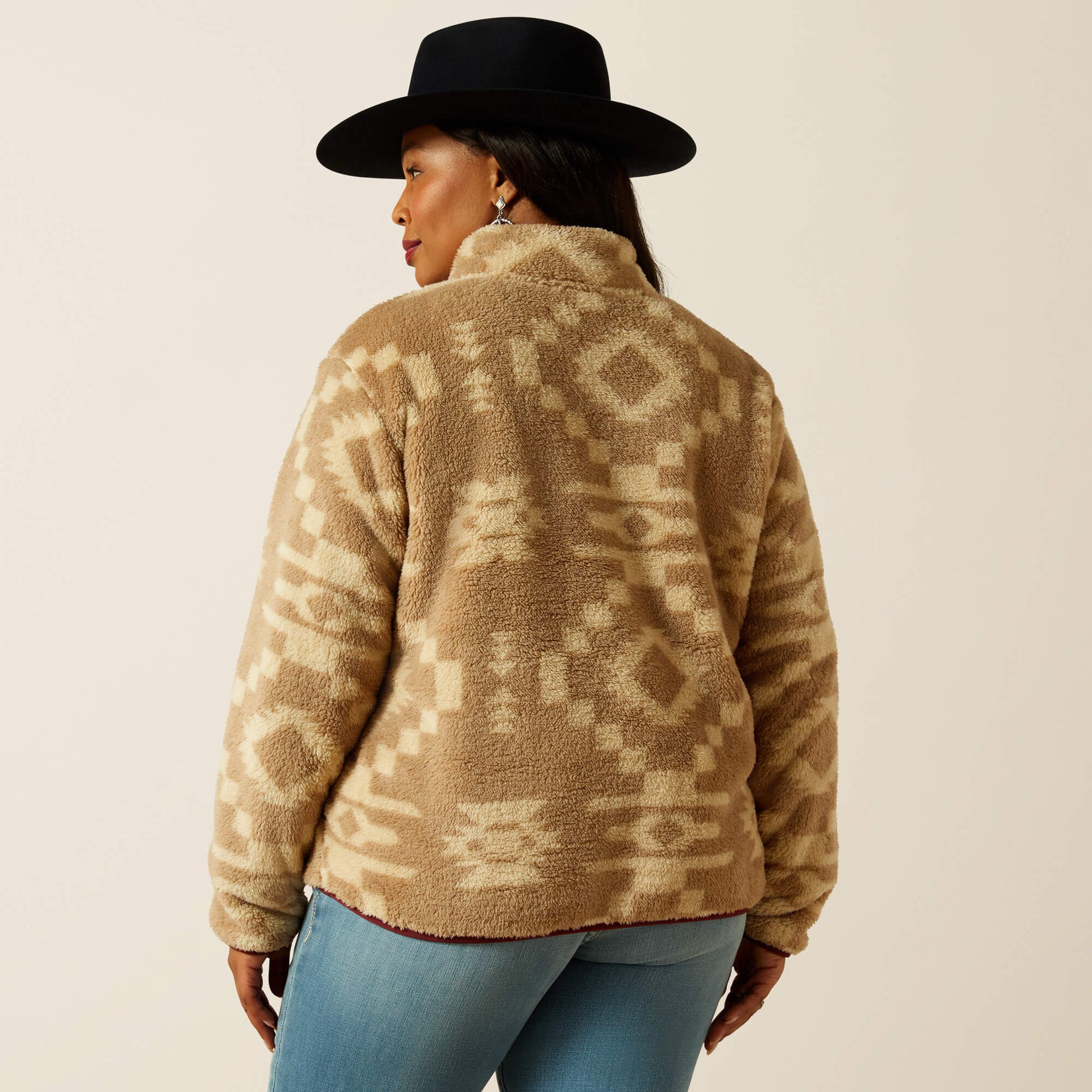 Ariat On Sale - Berber Snap Front Sweatshirt