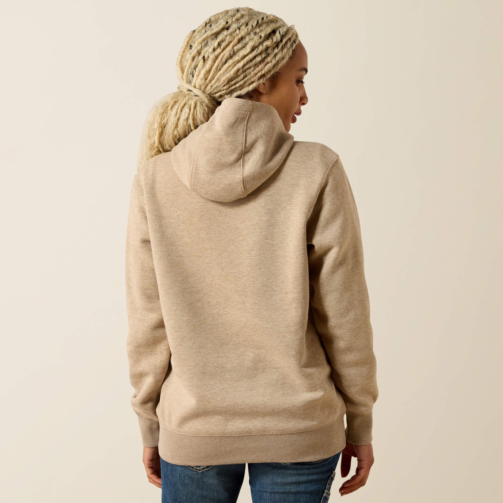Ariat Online Shop - Rebar Lightweight Logo 1/2 Zip Hoodie