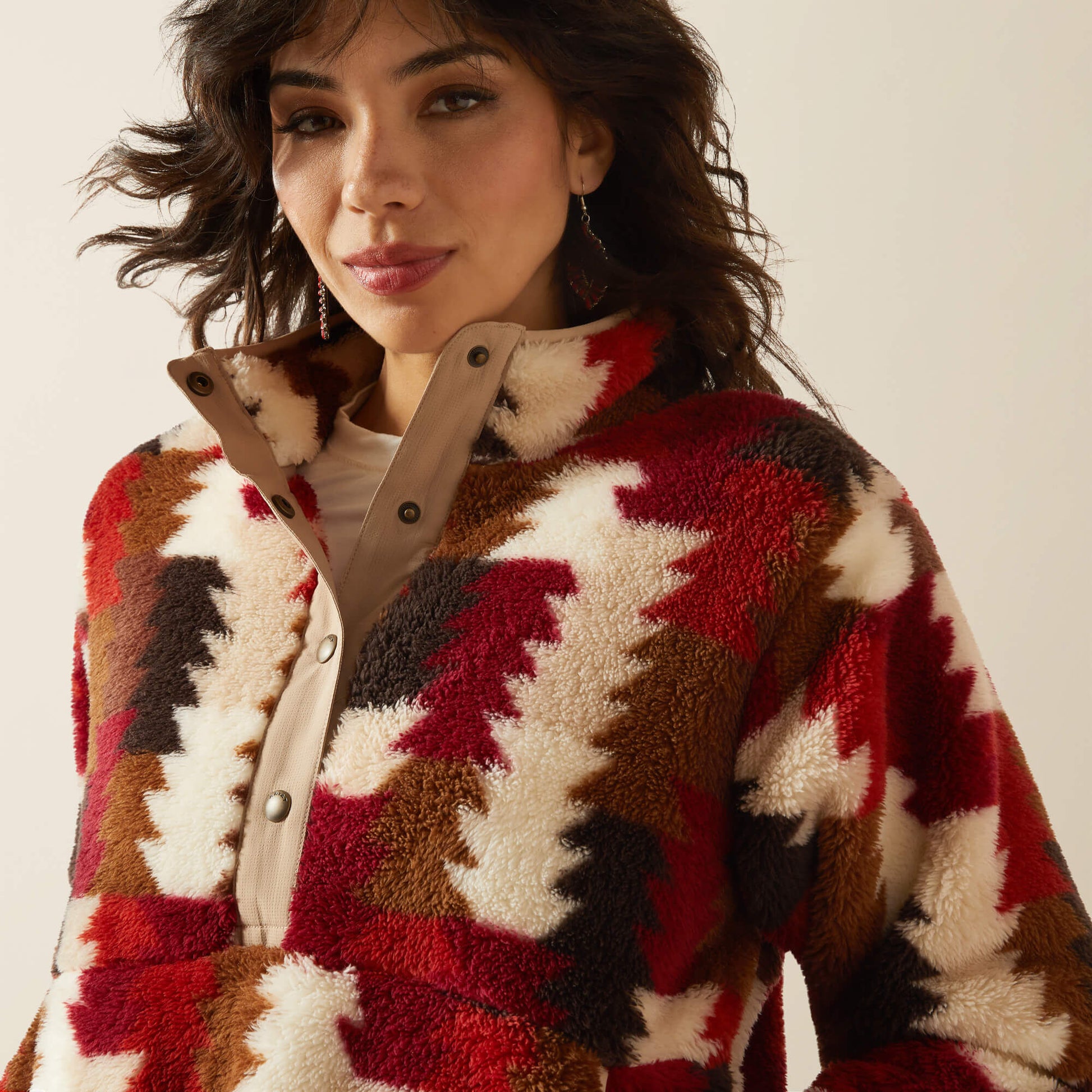Ariat Sale - Berber Snap Front Sweatshirt