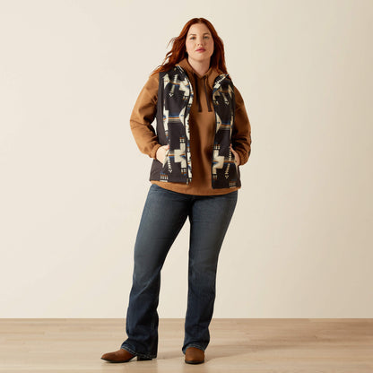 Ariat Outlet - Ariat Logo Softshell Print Vest