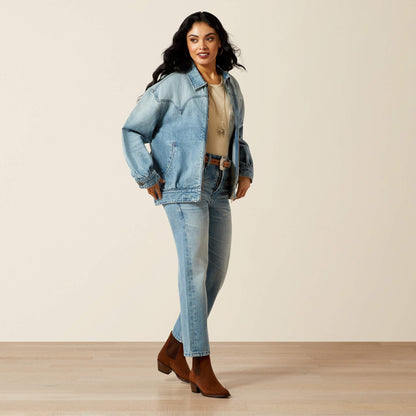 Ariat Outlet - Cheyenne Denim Bomber Jacket