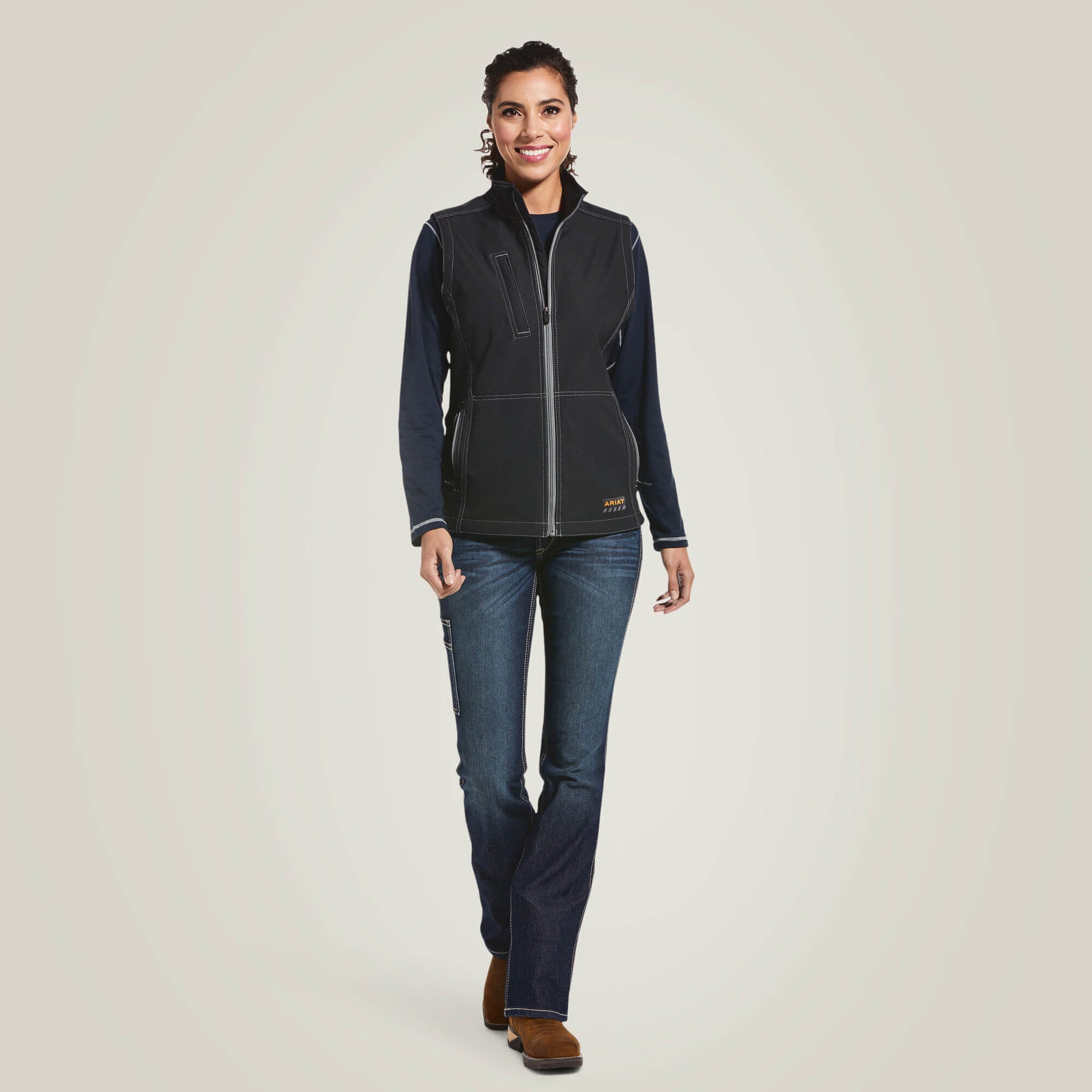 Ariat For Sale - Rebar Stretch Canvas Softshell Vest