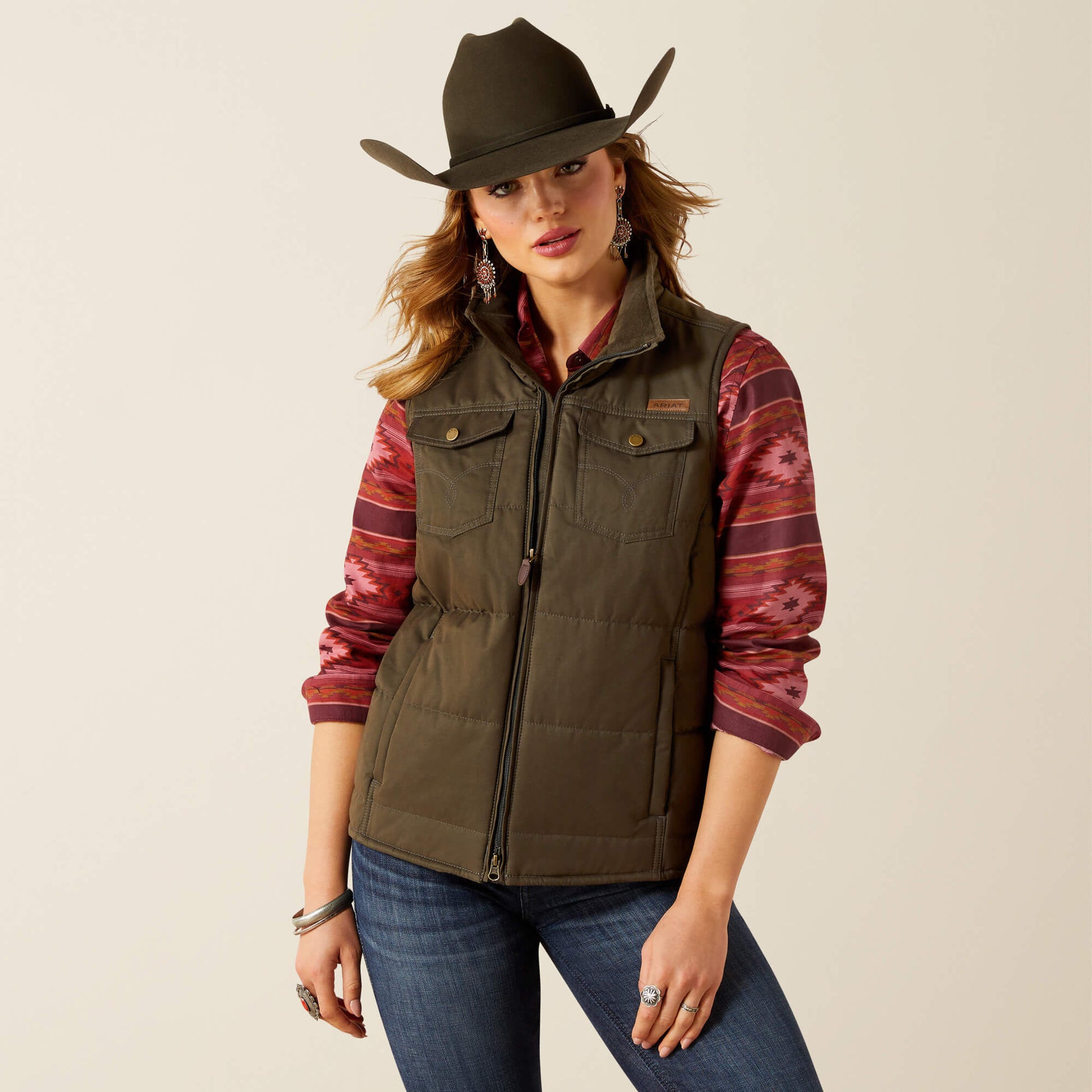 Ariat Sale - Grizzly Quilted Vest