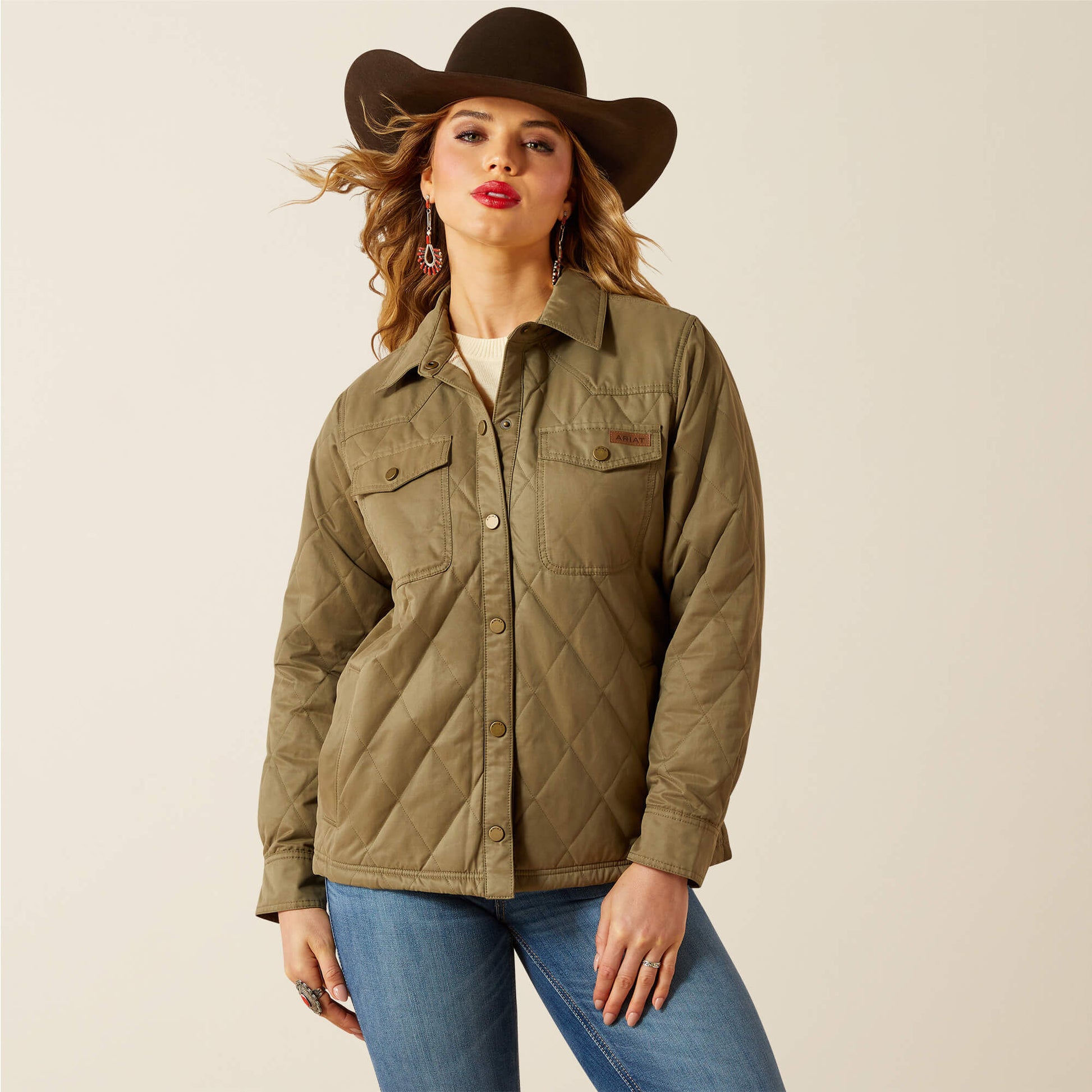 Ariat Outlet - Grizzly Quilted Barn Jacket