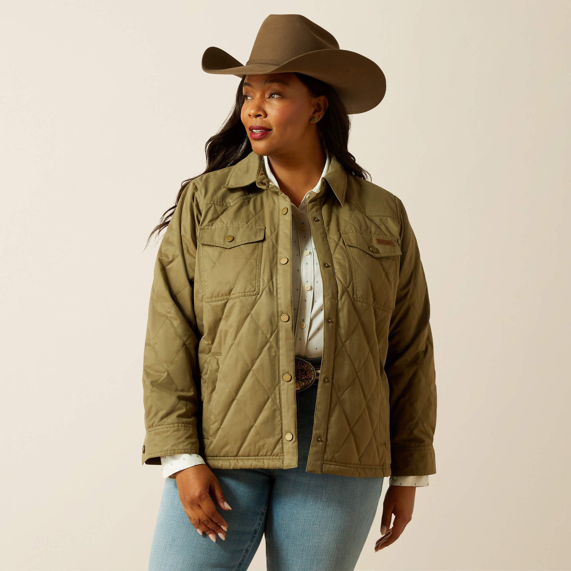 Ariat Outlet - Grizzly Quilted Barn Jacket