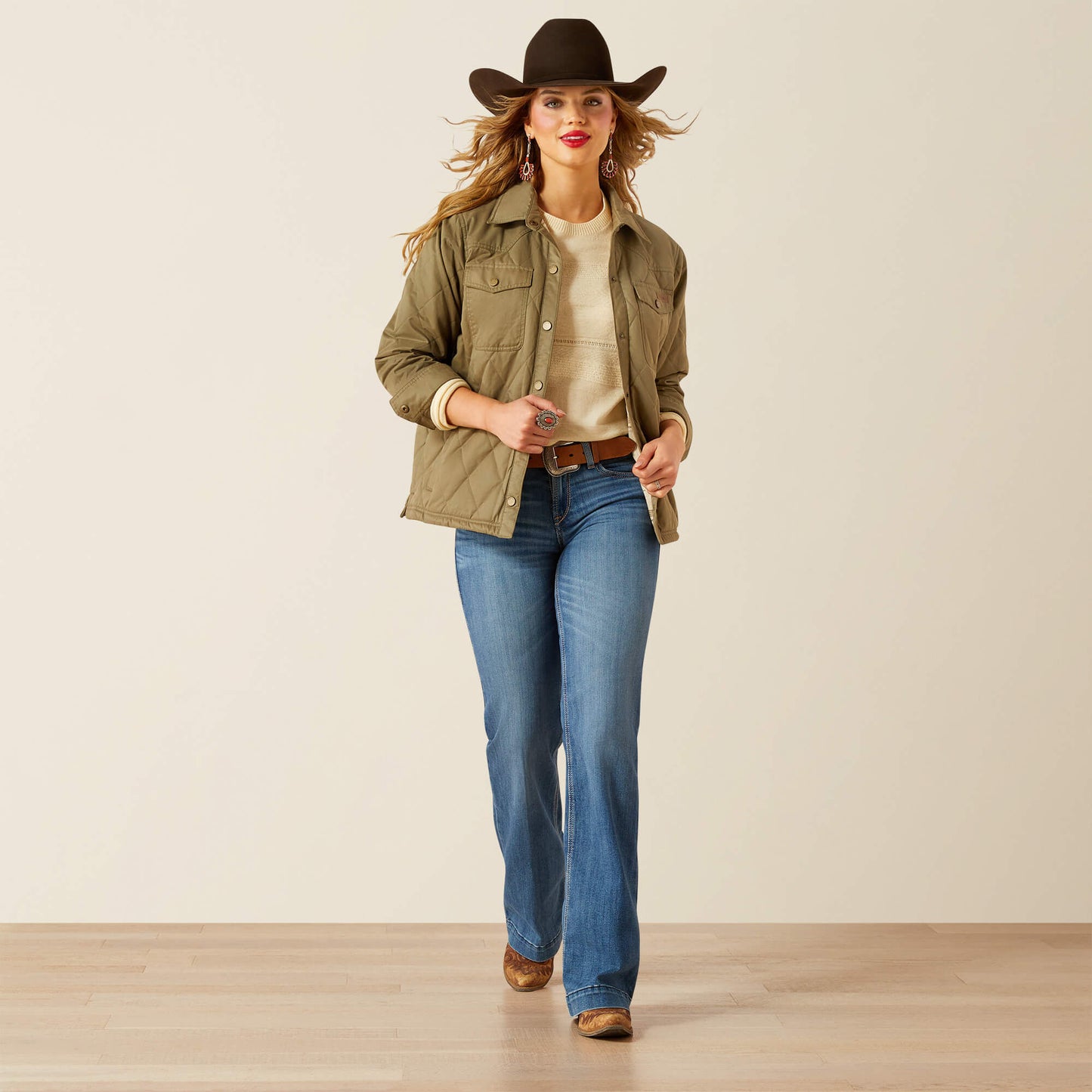 Ariat Outlet - Grizzly Quilted Barn Jacket